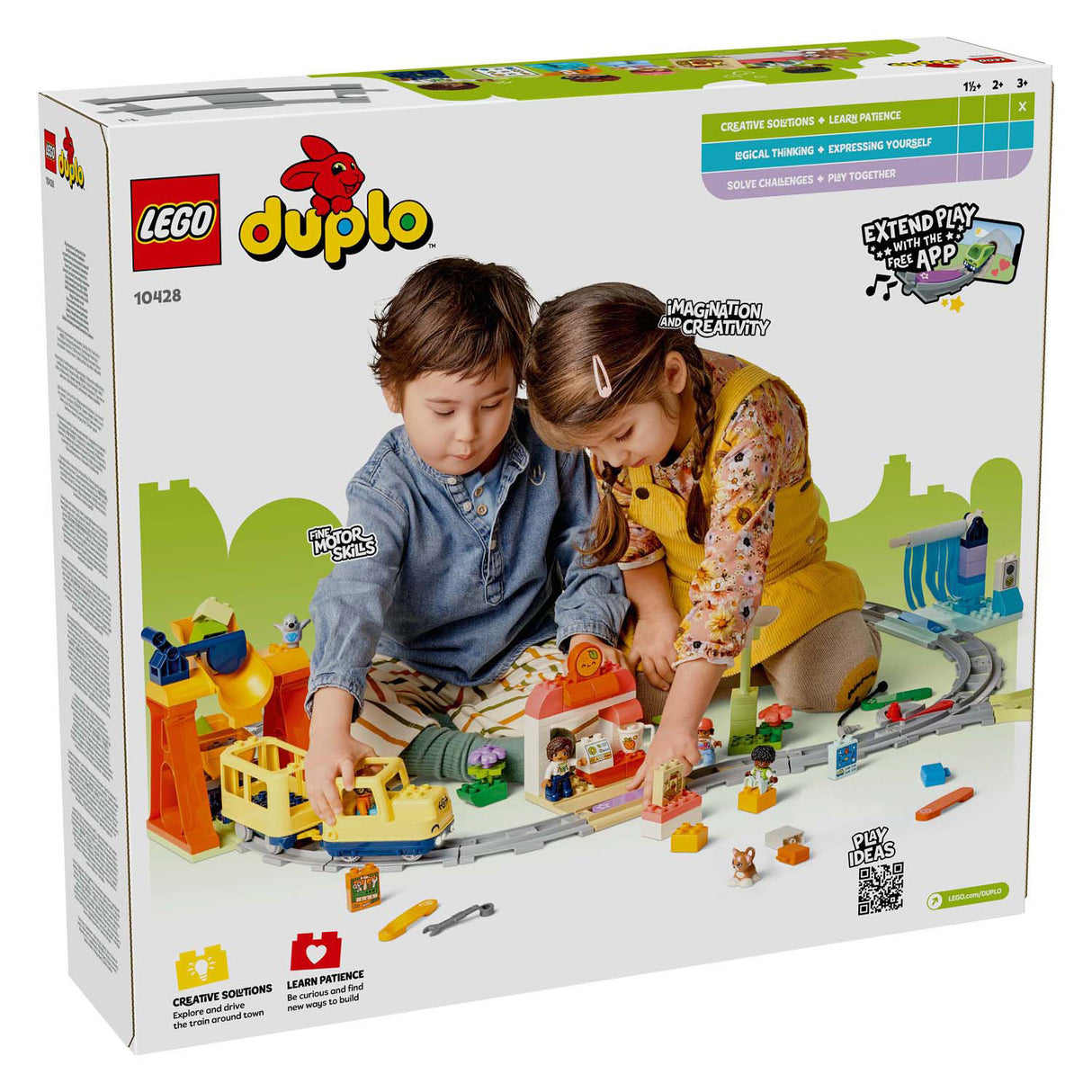 Lego Duplo Stad 10428 grouss interaktiv Quartier Zuch