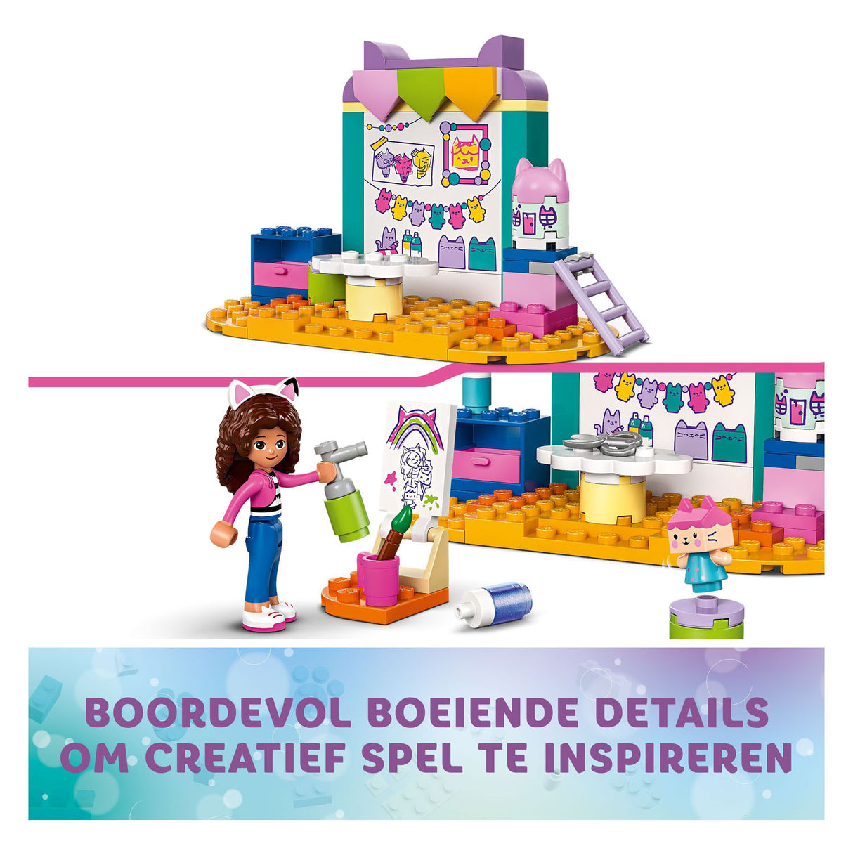 Lego Gabby's dollhouse 10795 Crafts with Baby Kitty