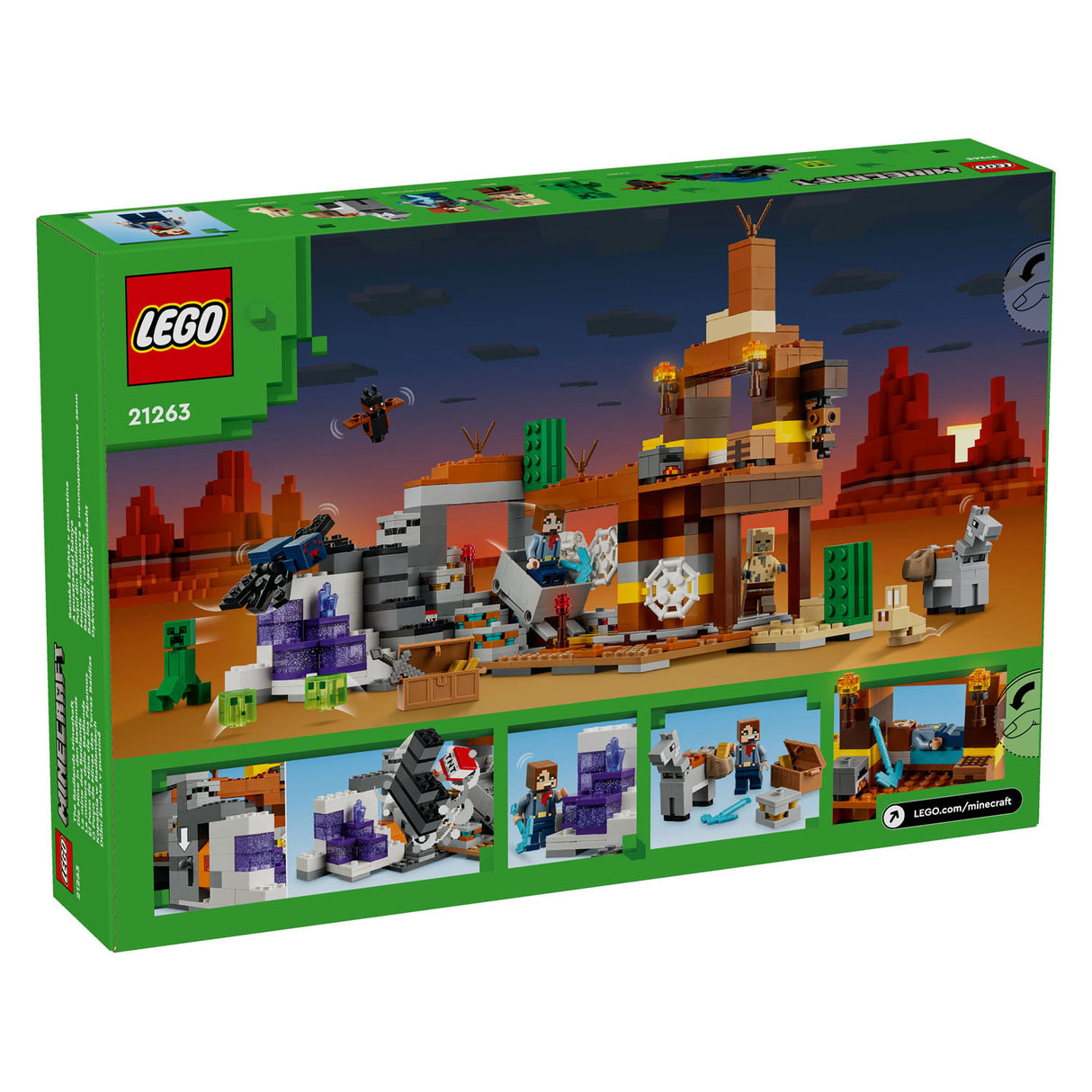 Lego Minecraft 21263 Gred Woestenijmin