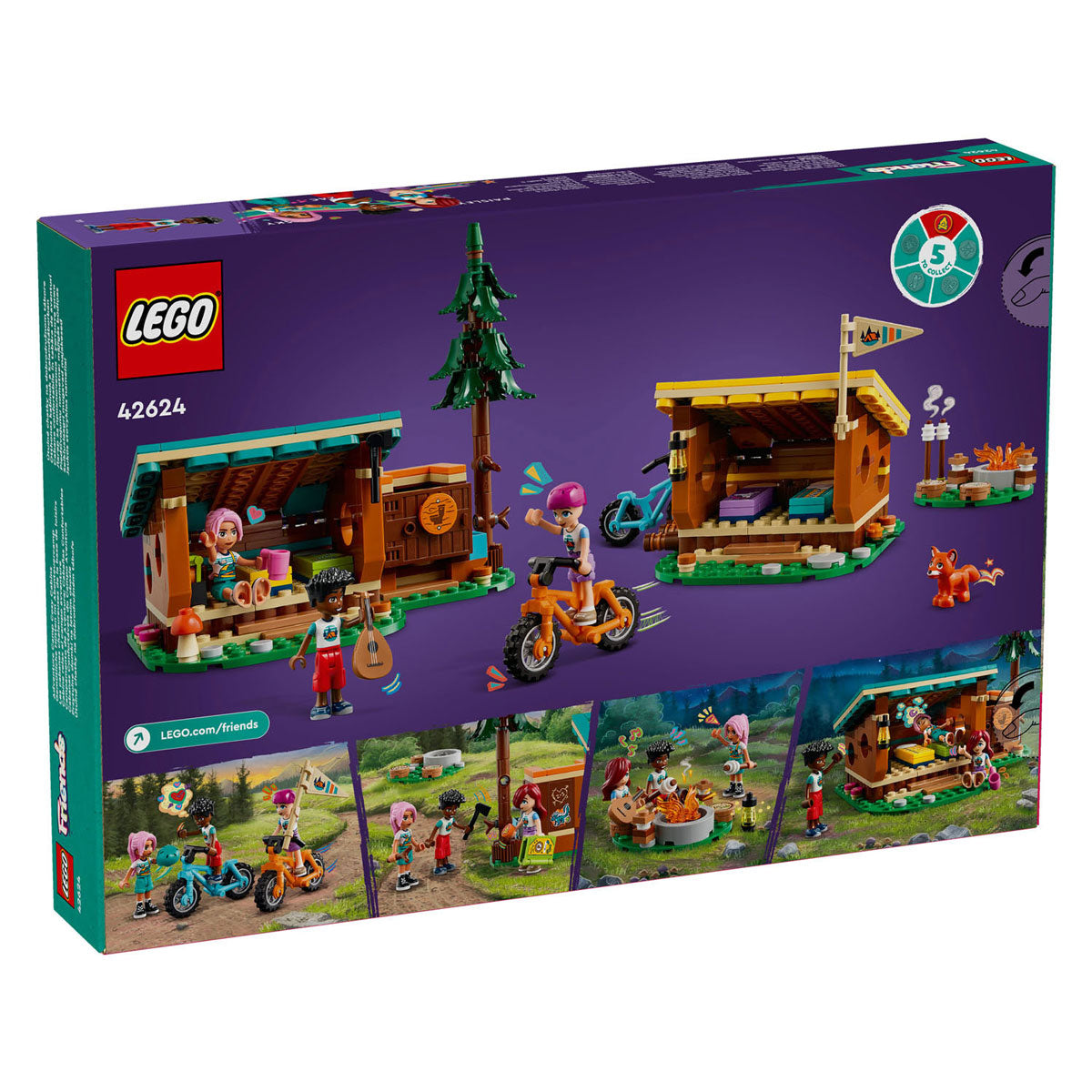 LEGO Friends 42624 Adventure camp Cozy Boshutten