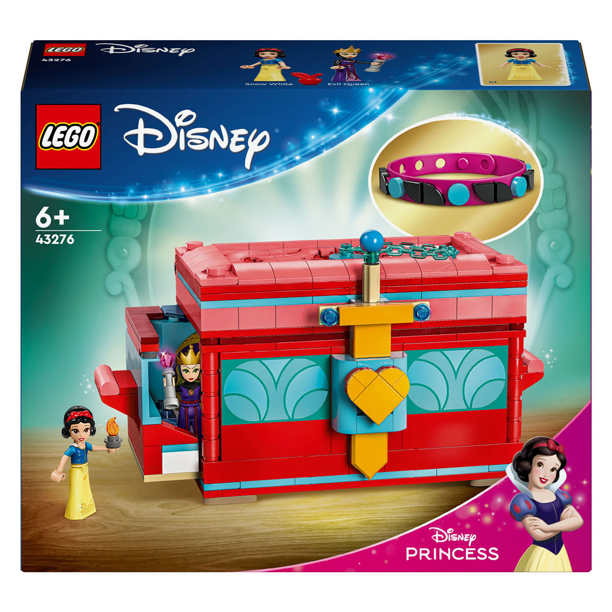 Lego Disney Prinzessin 43276 Schnéi Wäiss Bijou Box