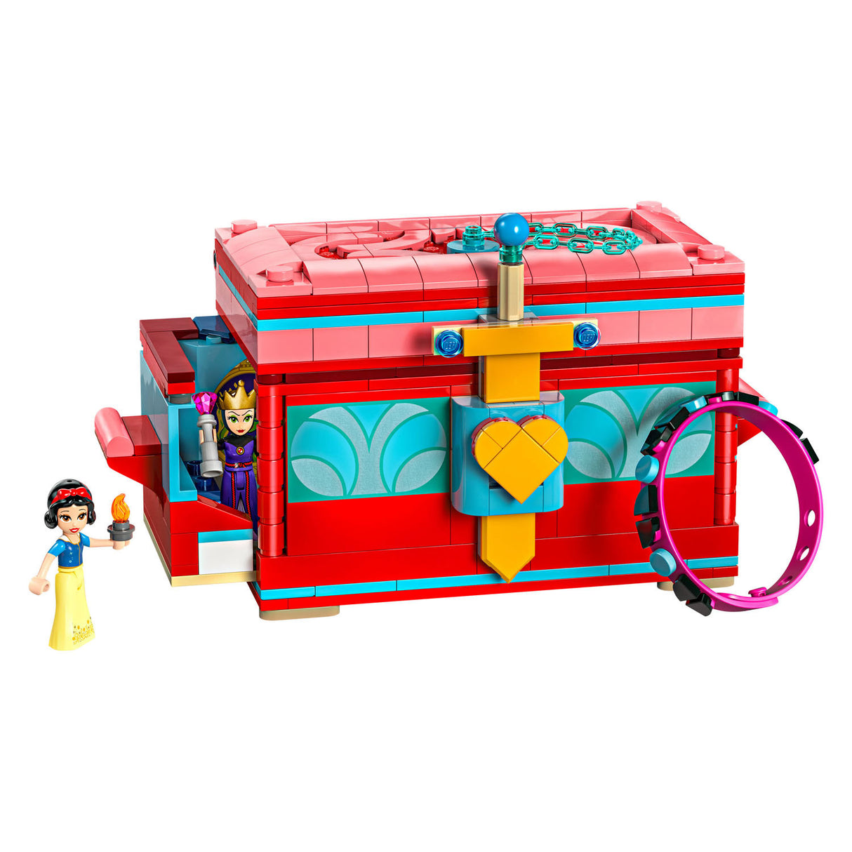 Lego Disney Prinzessin 43276 Schnéi Wäiss Bijou Box