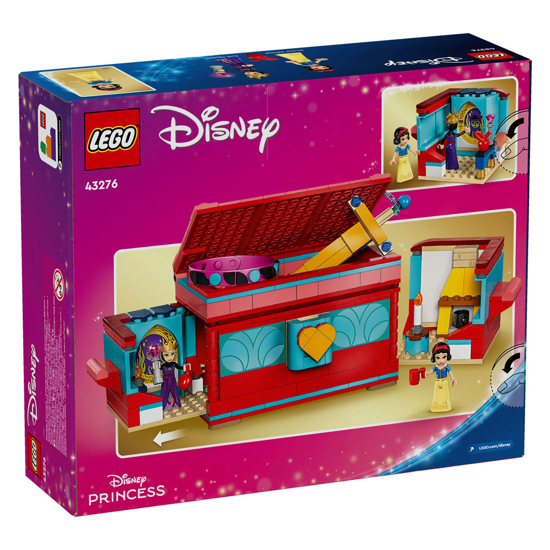 Lego Disney Prinzessin 43276 Schnéi Wäiss Bijou Box