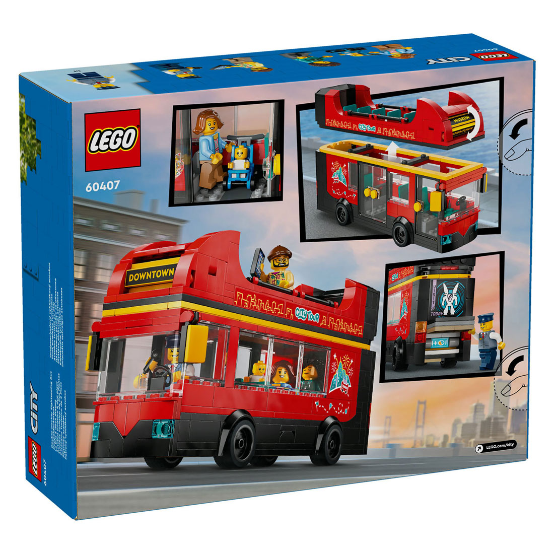 Lego City 60407 Turiströd dubbel kuk
