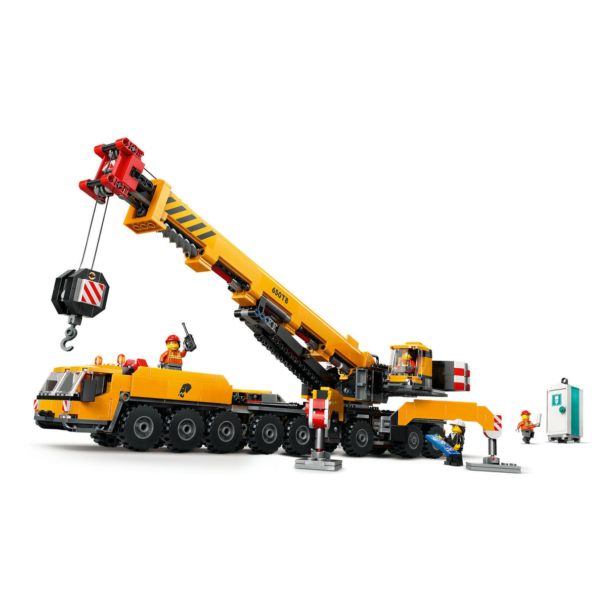 LEGO CITY 60409 CRANE DE CONSTRUCTION MOBILE JAUNE
