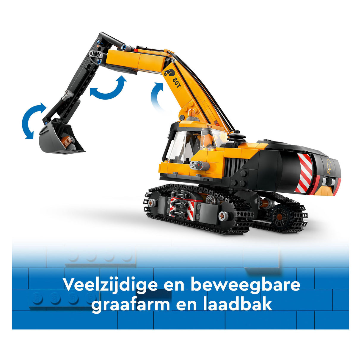 Lego City 60420 Yellow Excavator