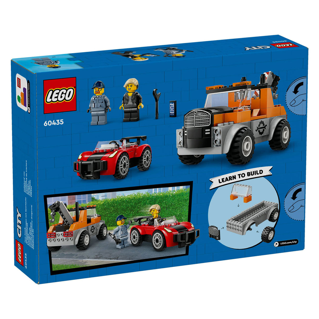 Lego City Tow Truck med sportbilreparation - 60435