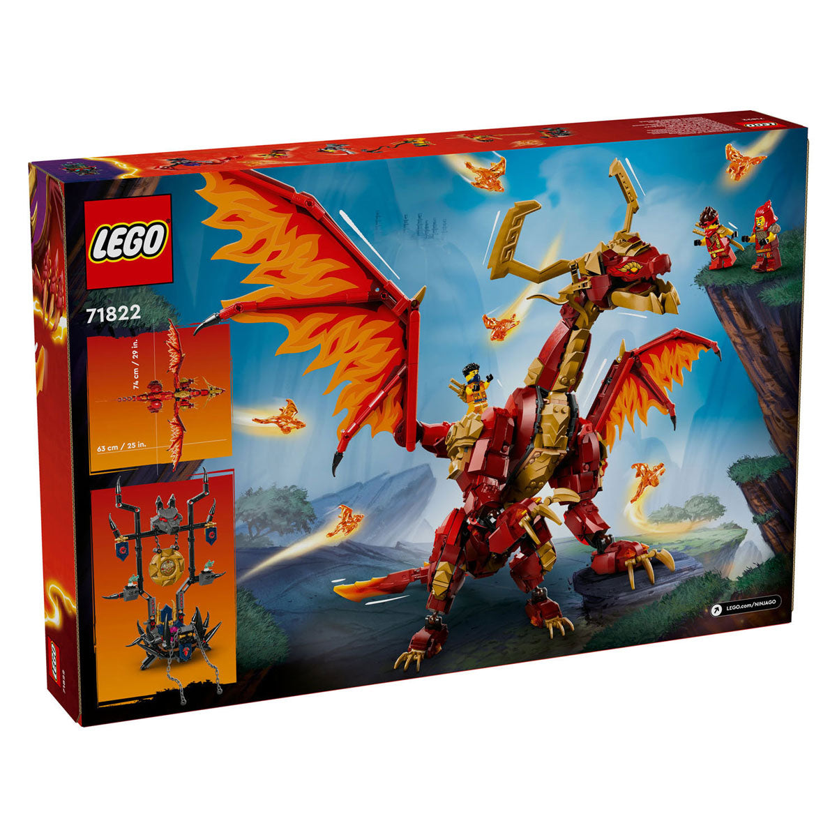 LEGO NINJAGO 71822 Brondraak of Movement