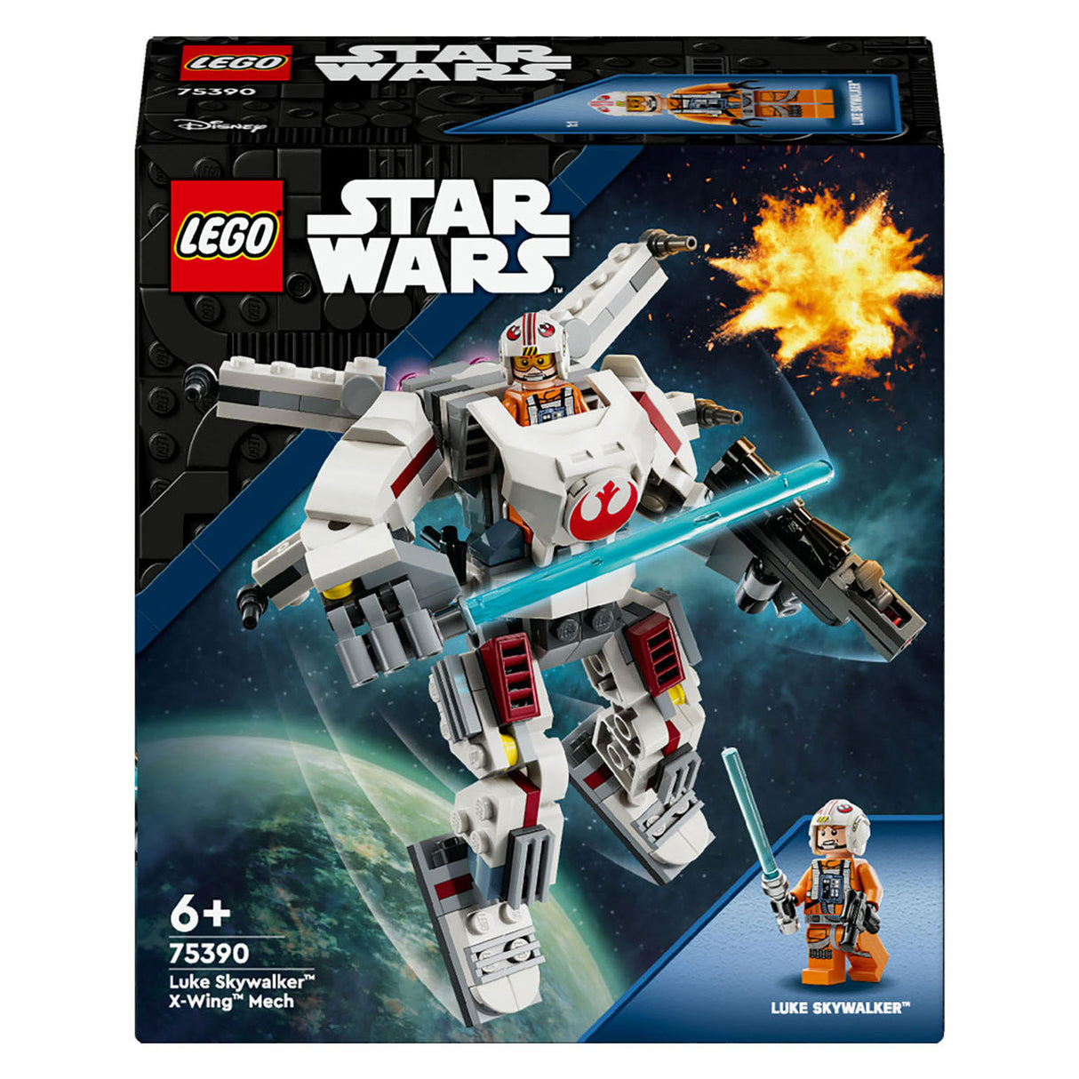 Lego Star Wars 75390 Luke Skywalker X-Wing Mechan