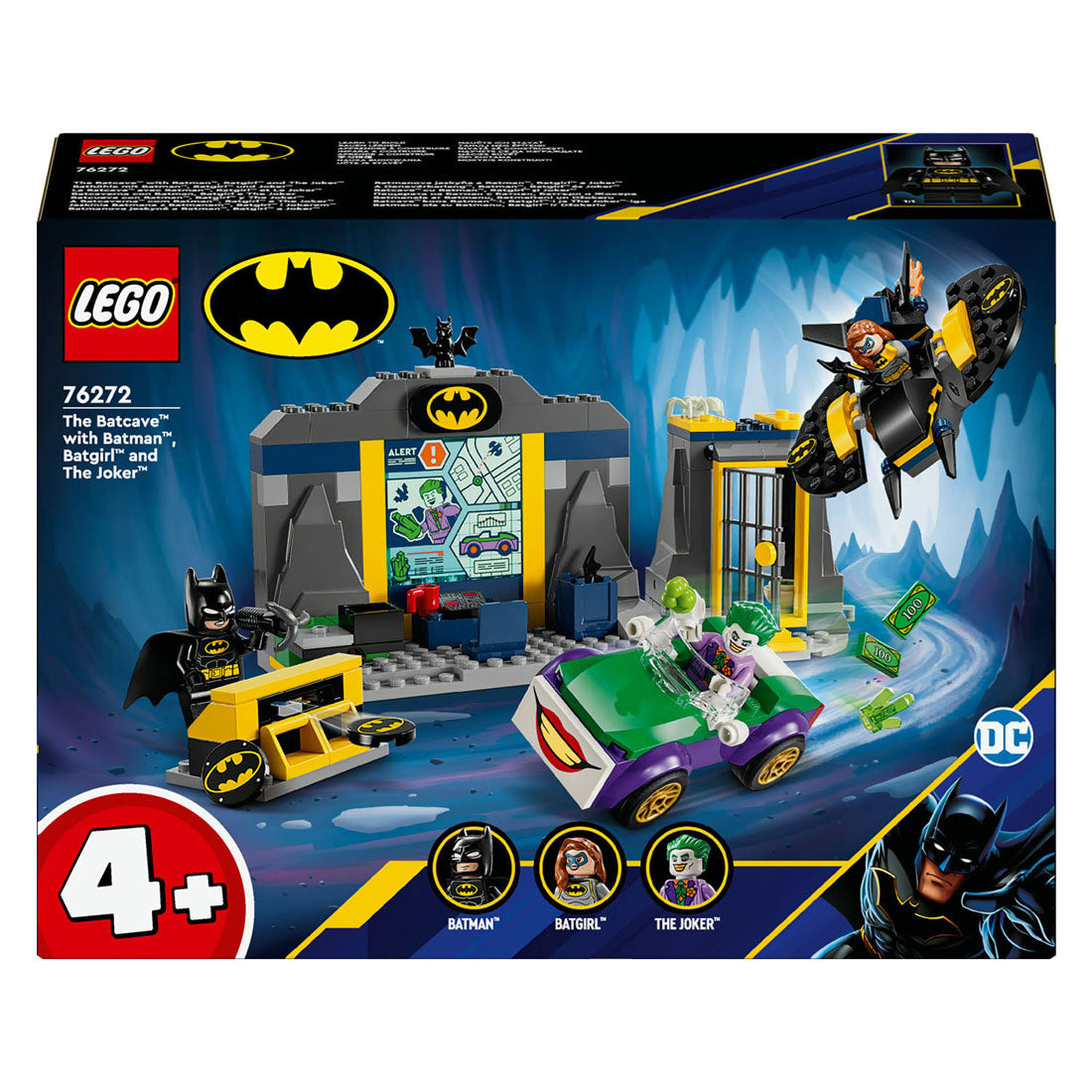 Lego Lego Super Heroes 76272 de Batcave s Batmanem, Batgirl a Joker