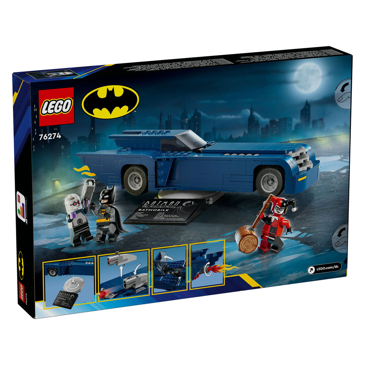 LEGO Super Heroes 76274 Batman with the Batmobile vs. Harley Quin and Mr. Freeze