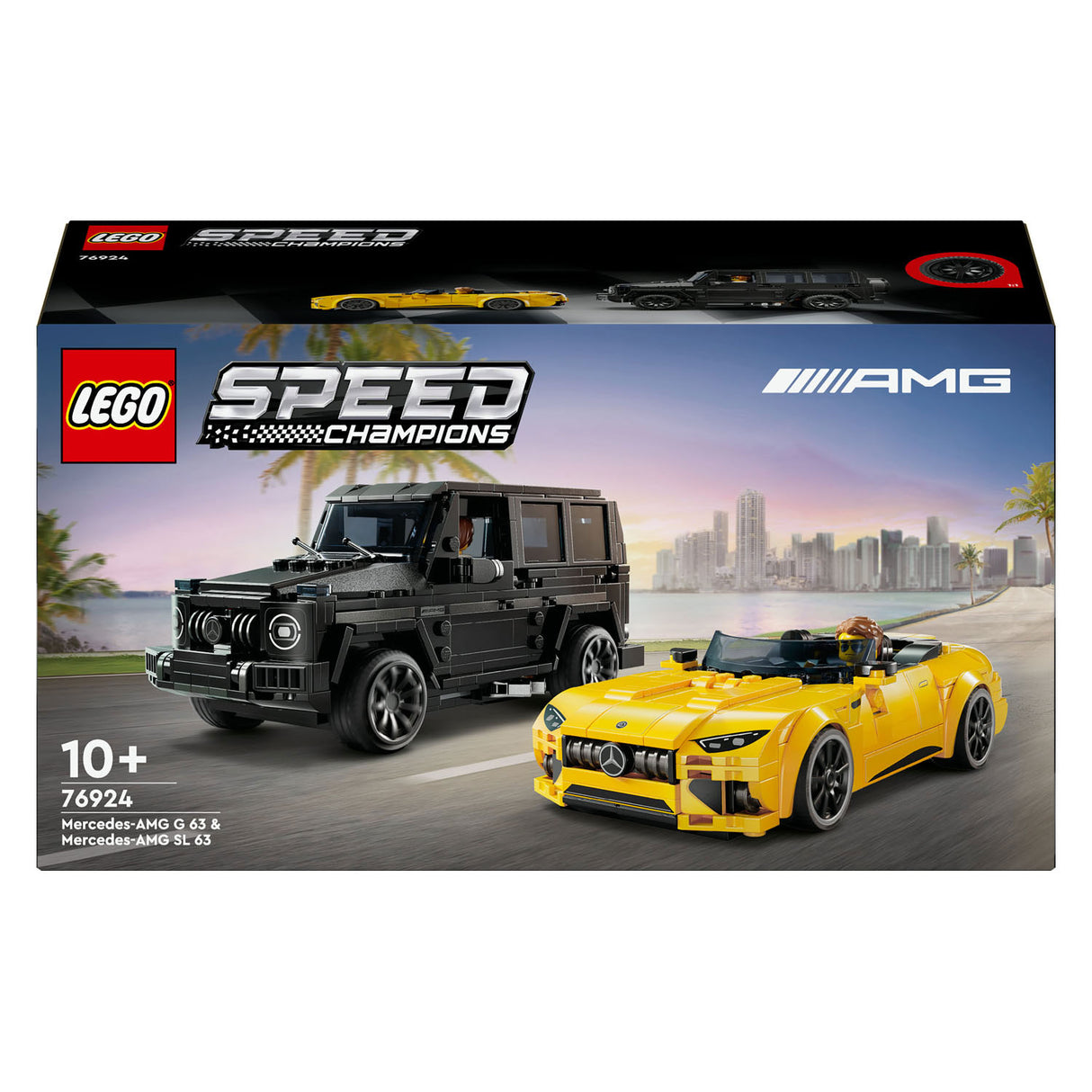 LEGO 76924 Speed ​​Champions Mercedes-AMG G 63 a Mercedes-AMG SL 63