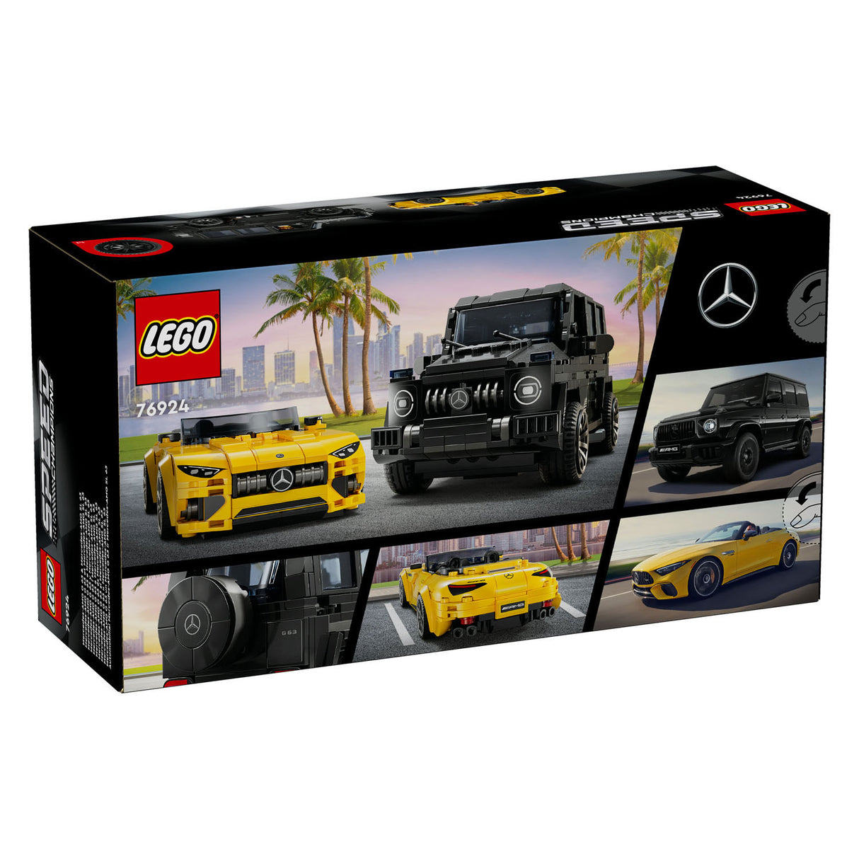 LEGO 76924 Speed ​​Champions Mercedes-AMG G 63 a Mercedes-AMG SL 63