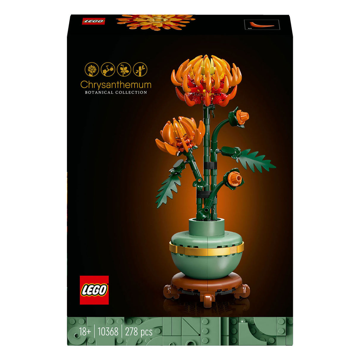 Lego 10368 ikony chryzantemy