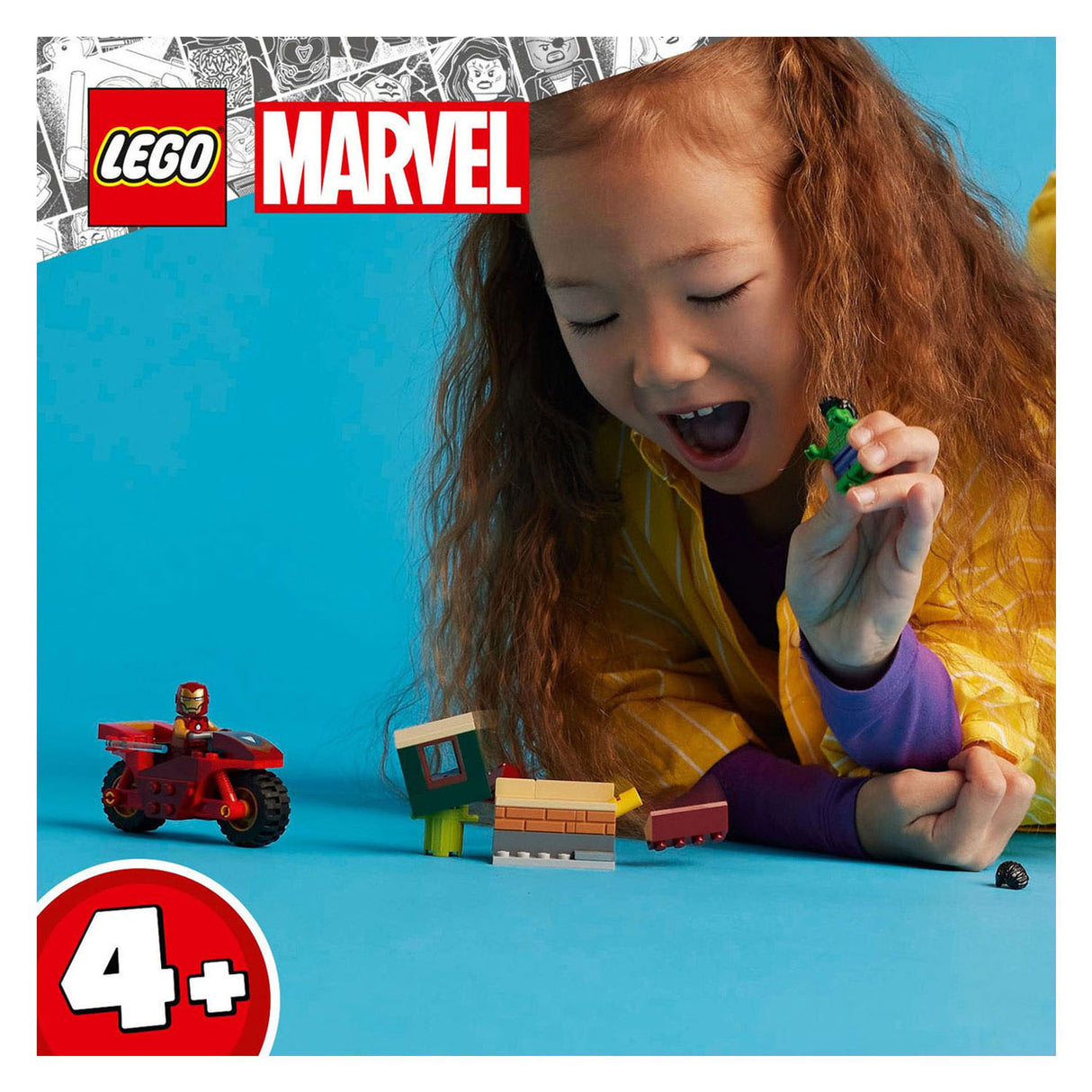 LEGO 76287 Super Heroes Iron Man with Motor and De Hulk