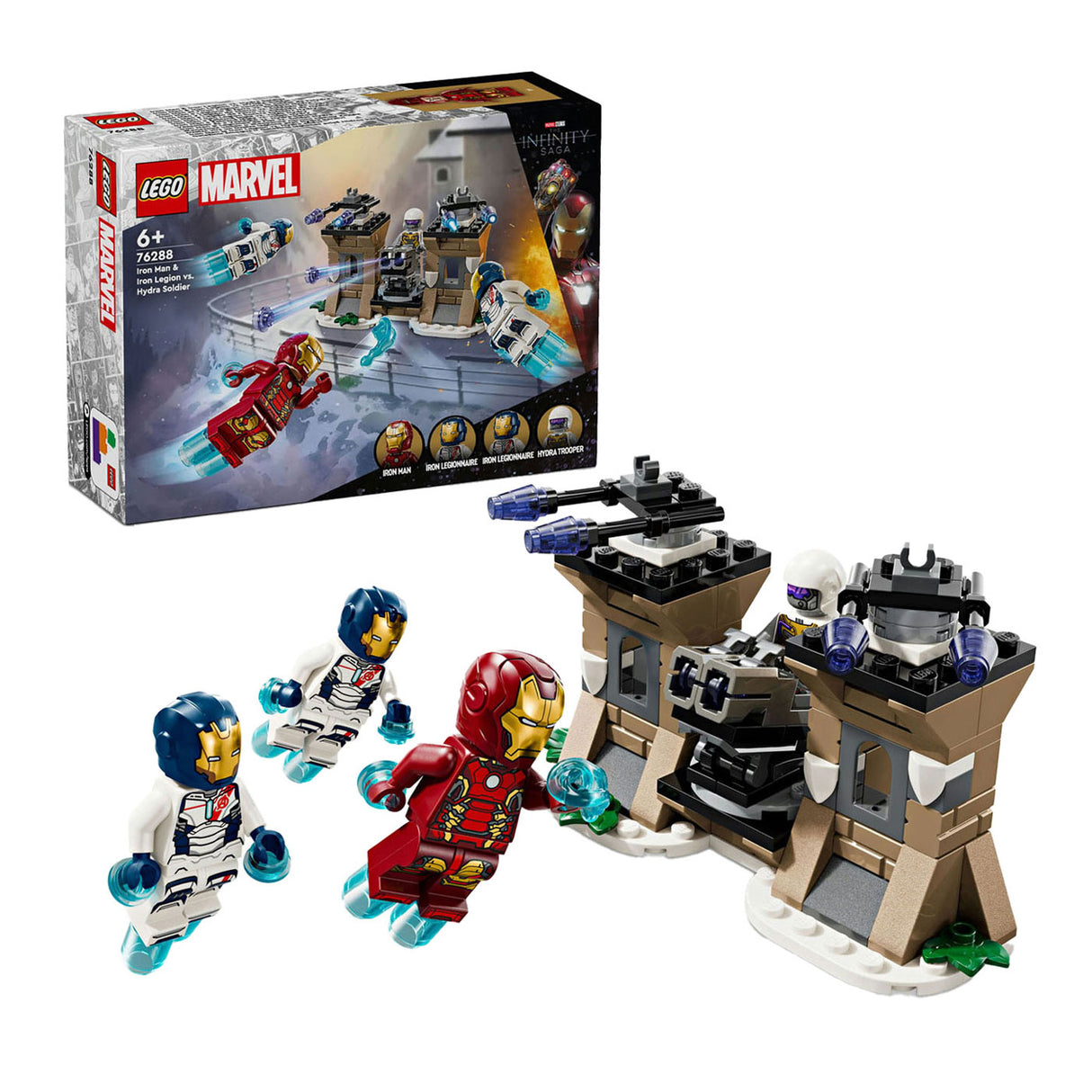 Lego Superhelden 76288 Iron Man Iron Legion vs. Hydra Soldier