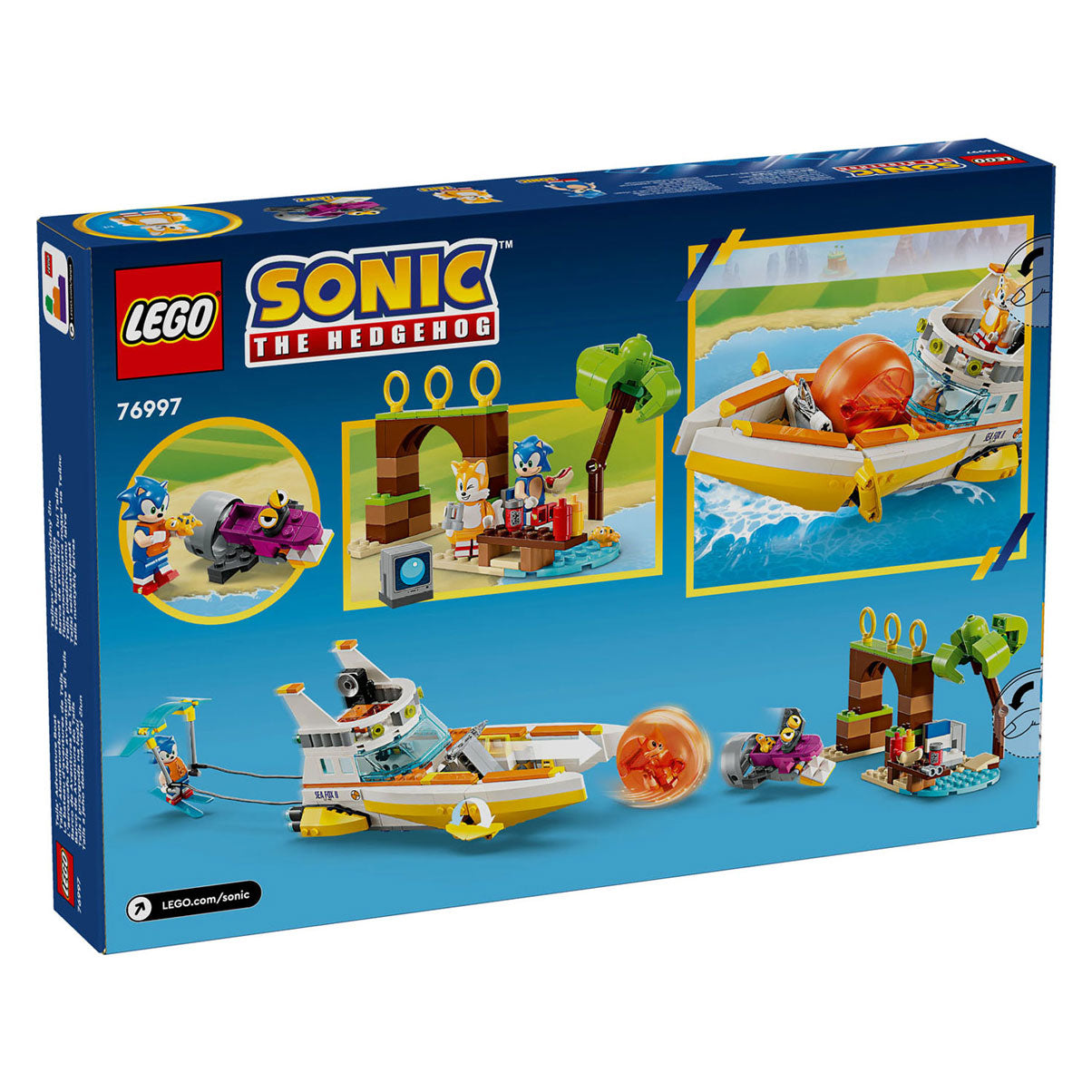 Lego Sonic 76997 Barco De Aventura De Tails