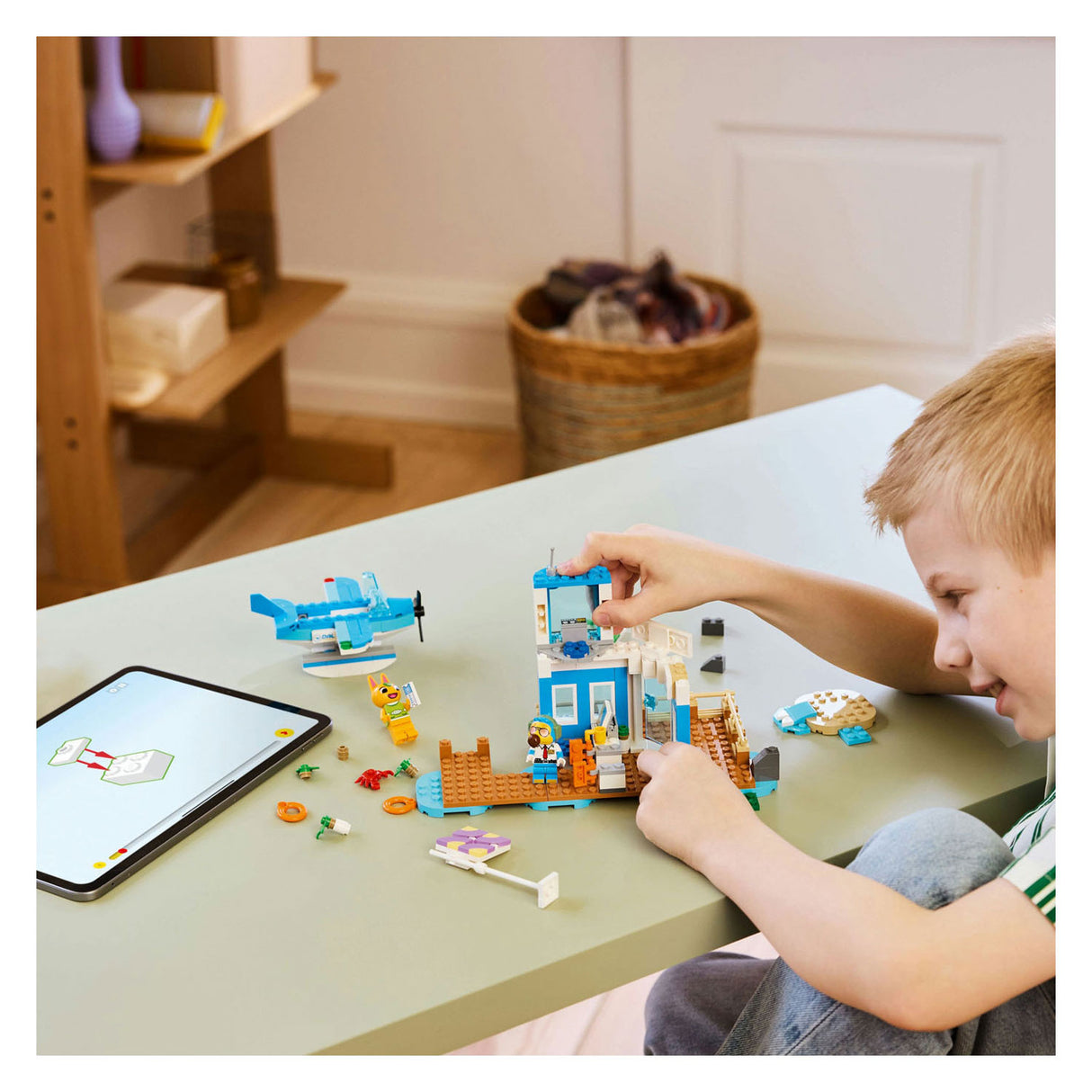 Lego ainmhithe trasnú 77051 eitilt le dodo aerlínte