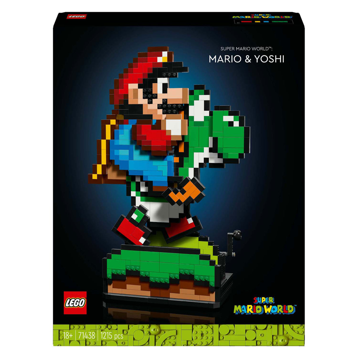 Lego 71438 Super Mario World: Mario e Yoshi