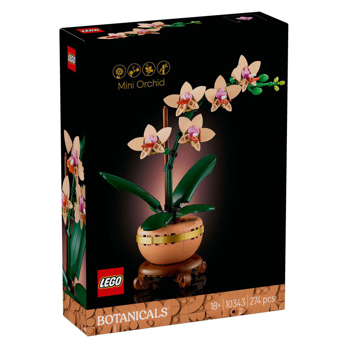 LEGO 10343 Miniorrchid botánico
