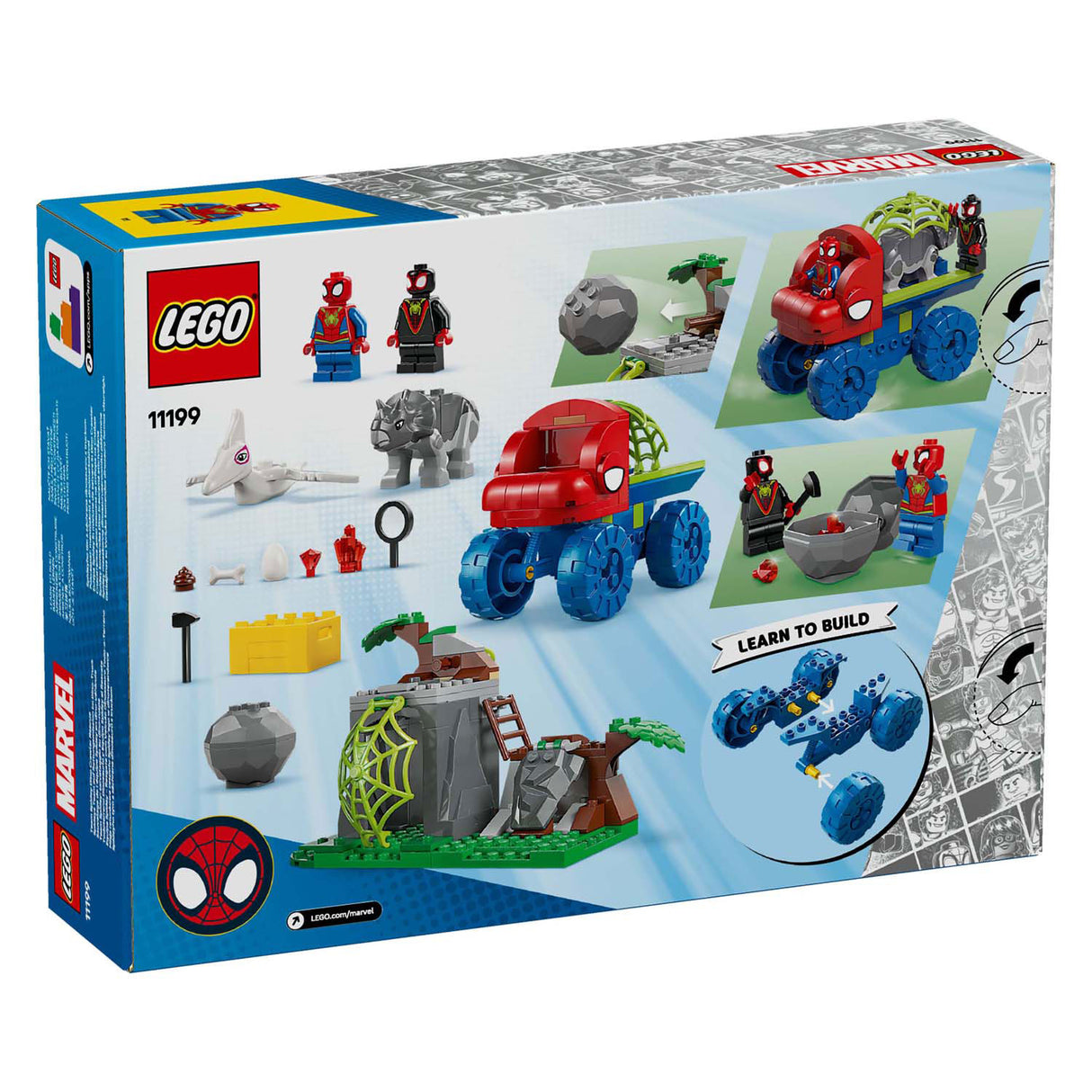 Lego Spidey 11199 Team Spidey Rescue Mission With Dinotruck