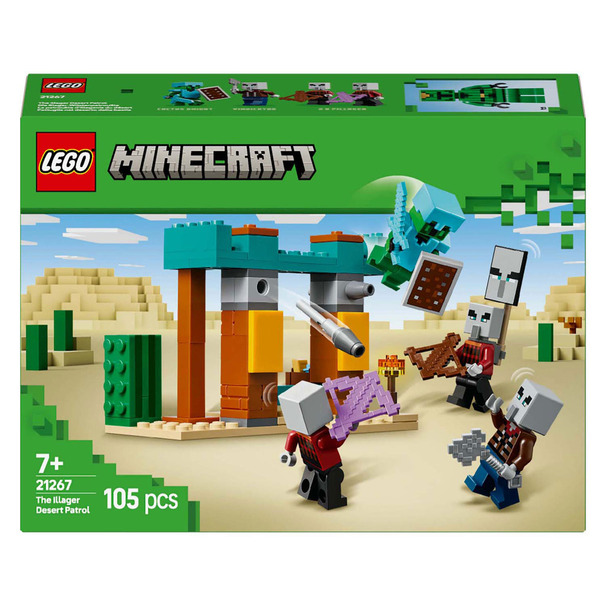 Lego minecraft 21267 les villageois dans le désert