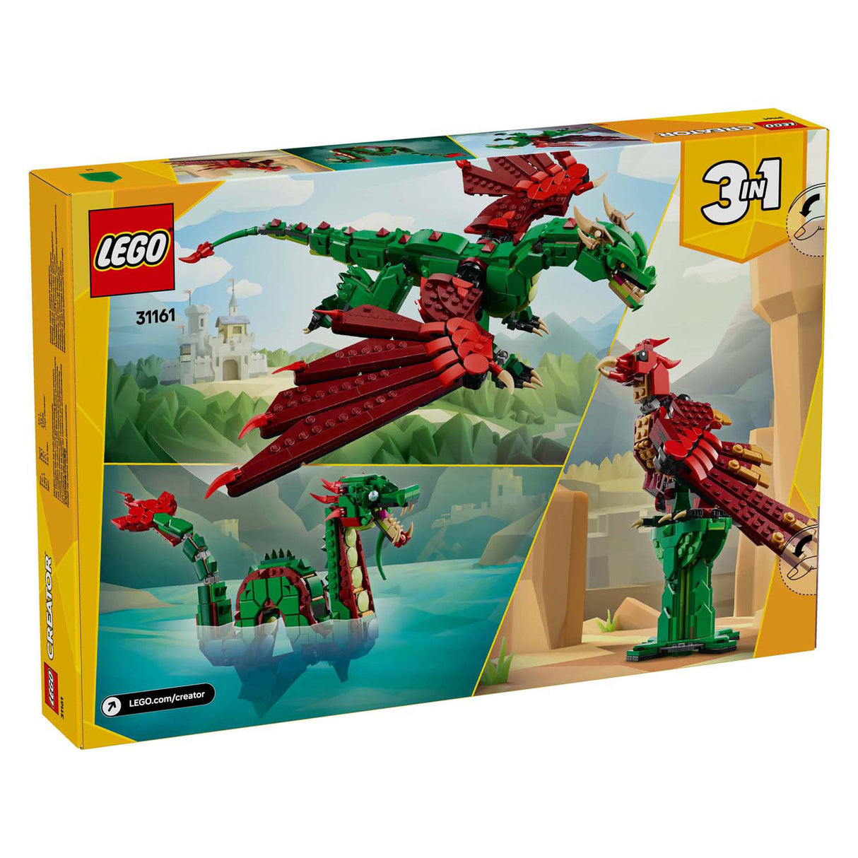 Lego Creator 31161 Srednjeveški zmaj