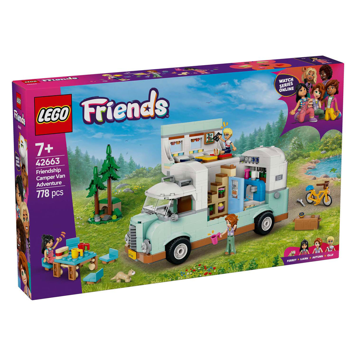 Lego Frënn 42663 Camper Aventure mat Frënn