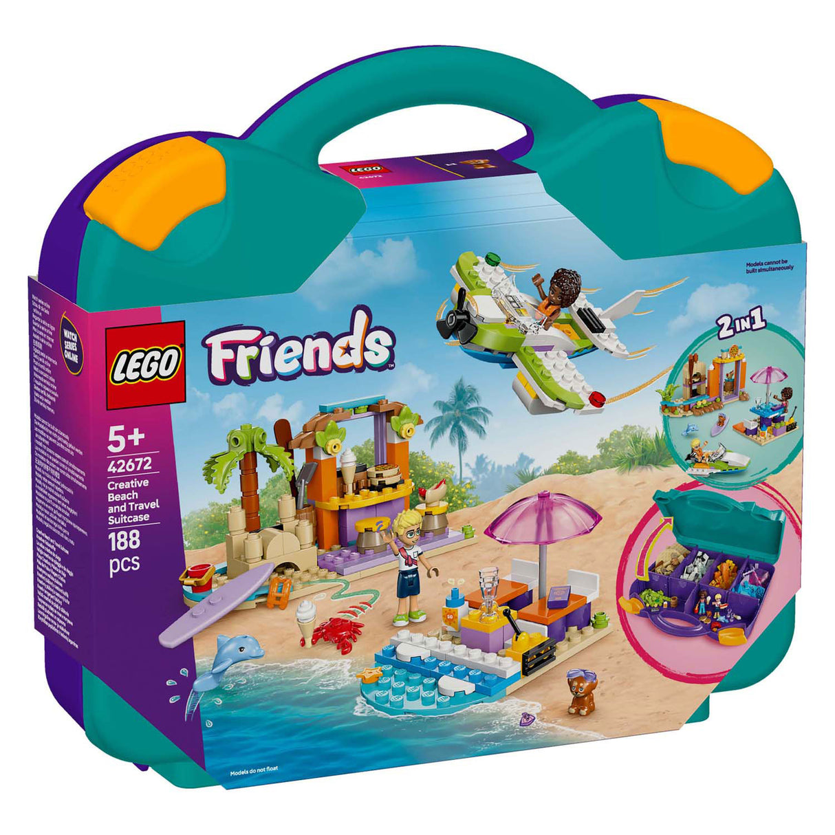 Lego Frënn 42672 Creative Beach Koffer
