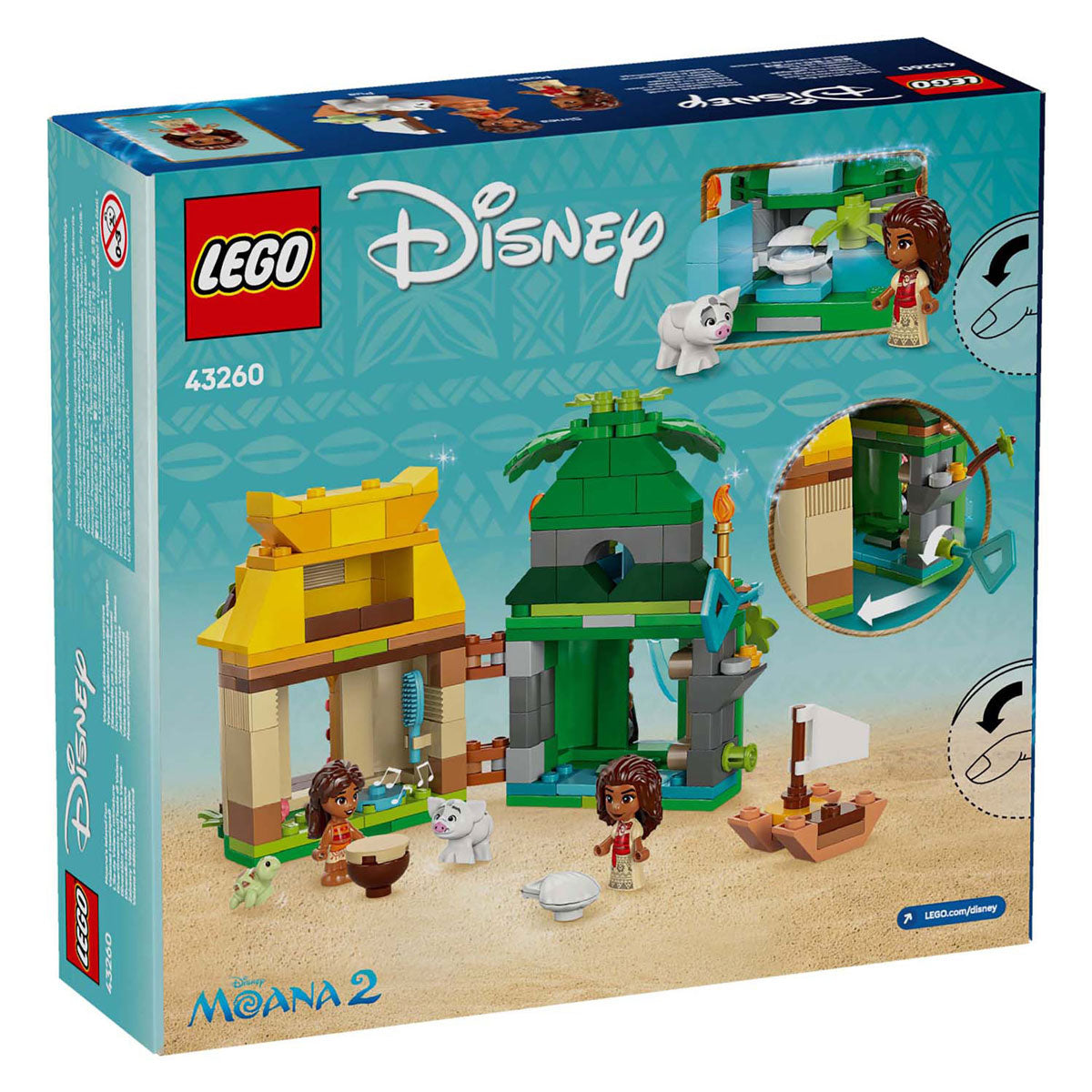 Lego disney princezna 43260 hrací ostrov vaiana