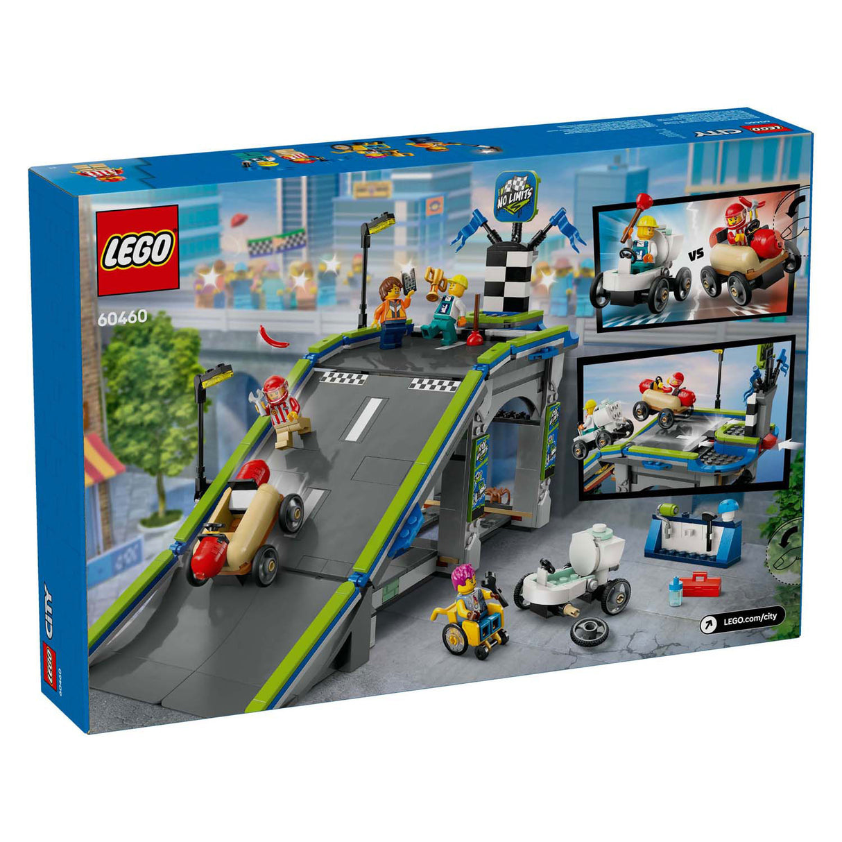 Lego City 60460 Rampa veloce per le auto da corsa