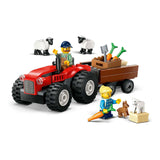 LEGO 60461 City Skvělá vozidla Red Tractor s přívěsem a ovcemi