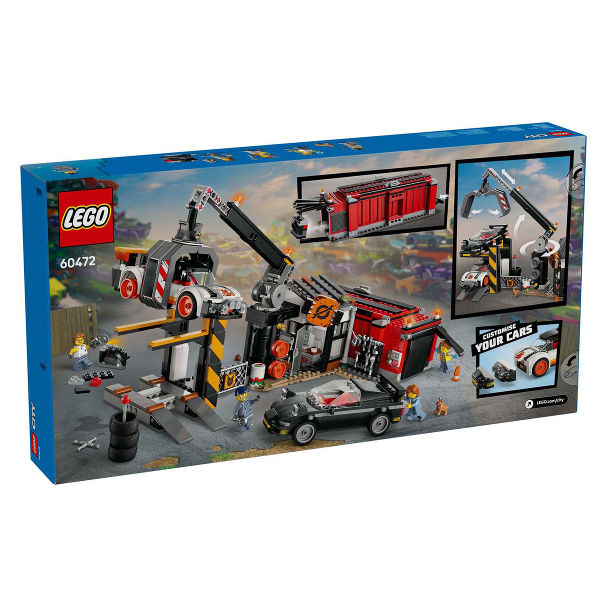 Lego City 60472 schrro heap con auto
