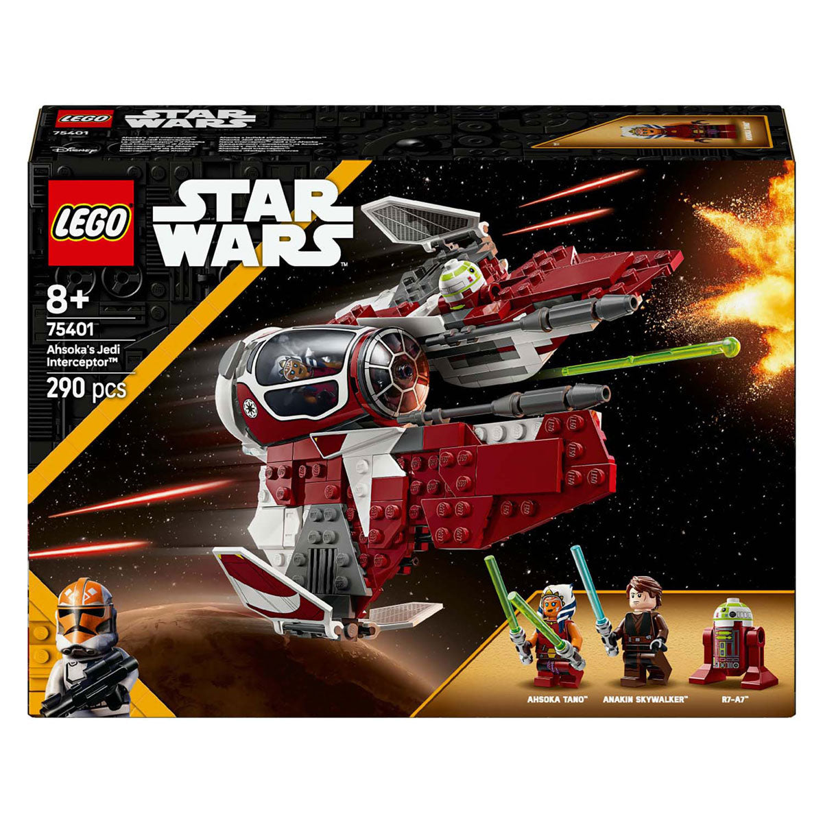 Lego star wars 75401 ahsokas jedi interceptor