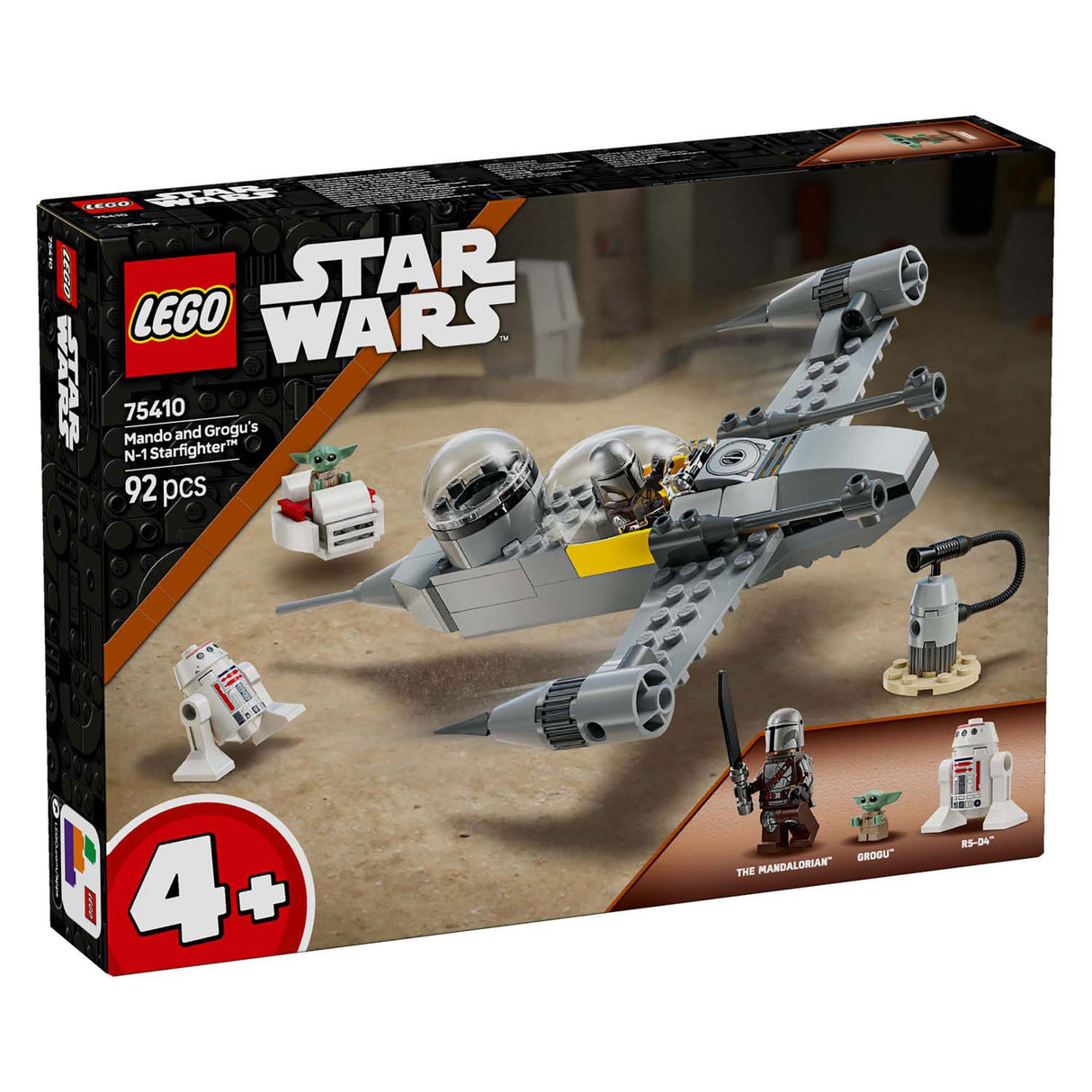 Lego Star Wars 75410 Mando in Grogu's N-1 Starfighter