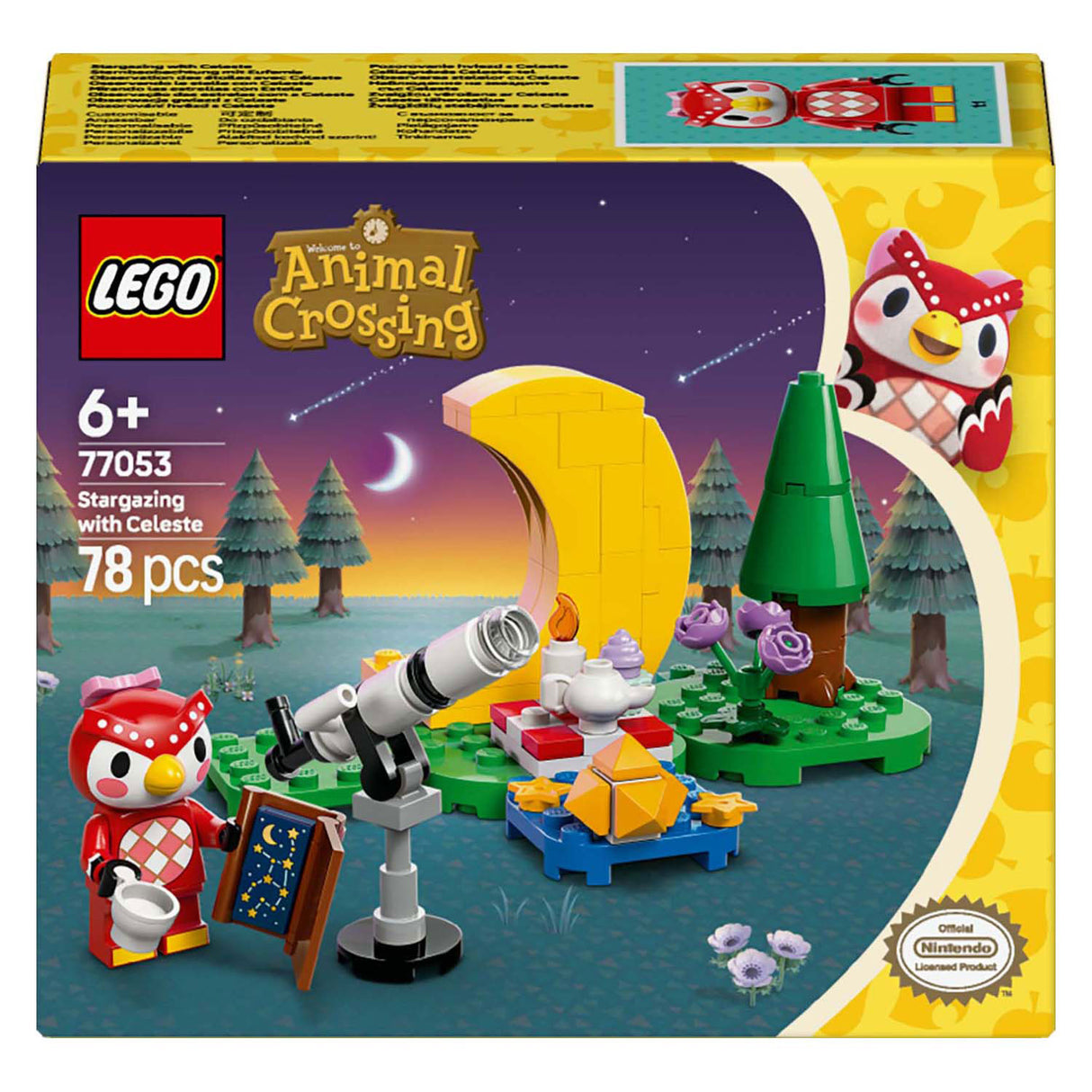 LEGO 77053 Animal Crossing starling with Celeste