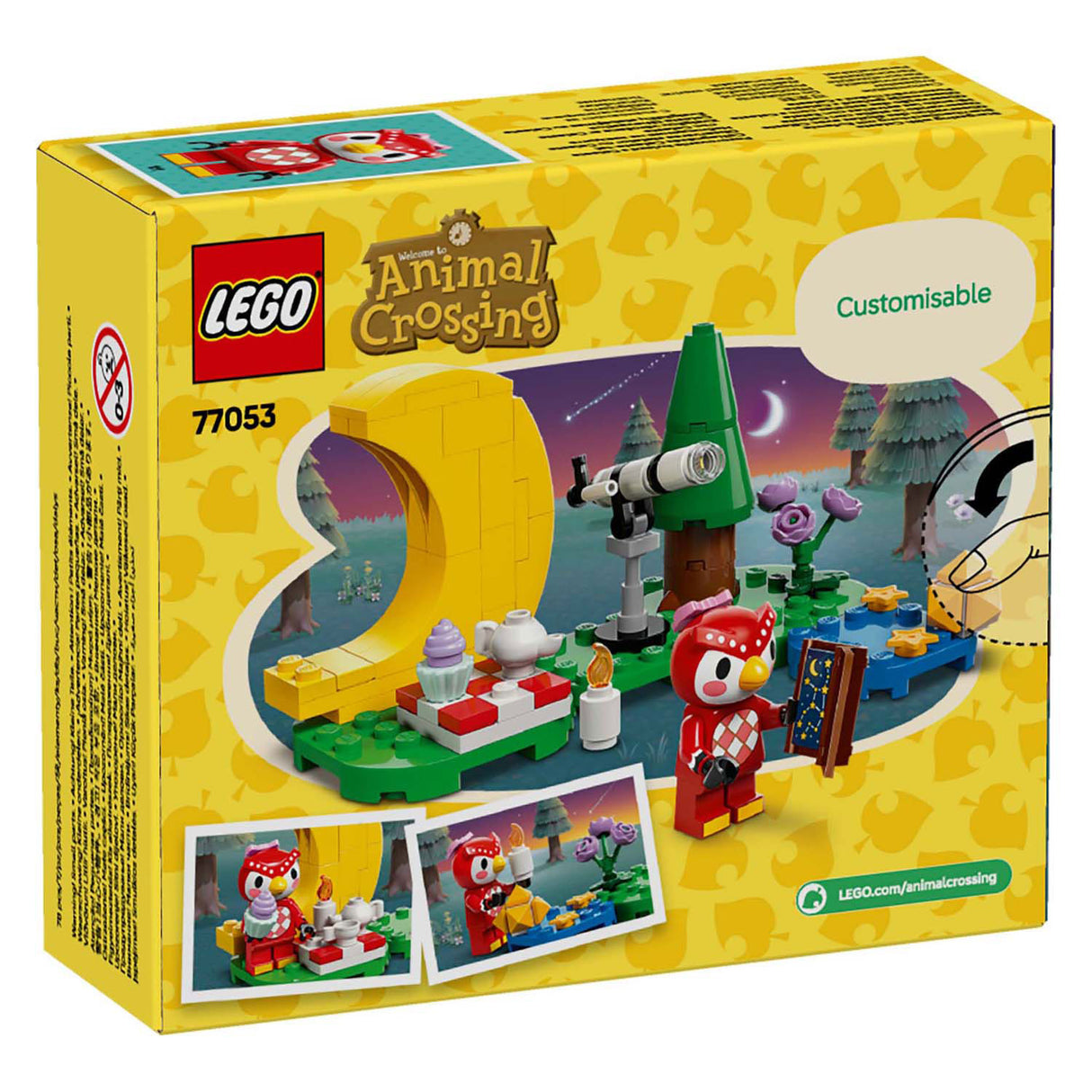 Lego animal crossing 77053 sterrenkijken met celeste