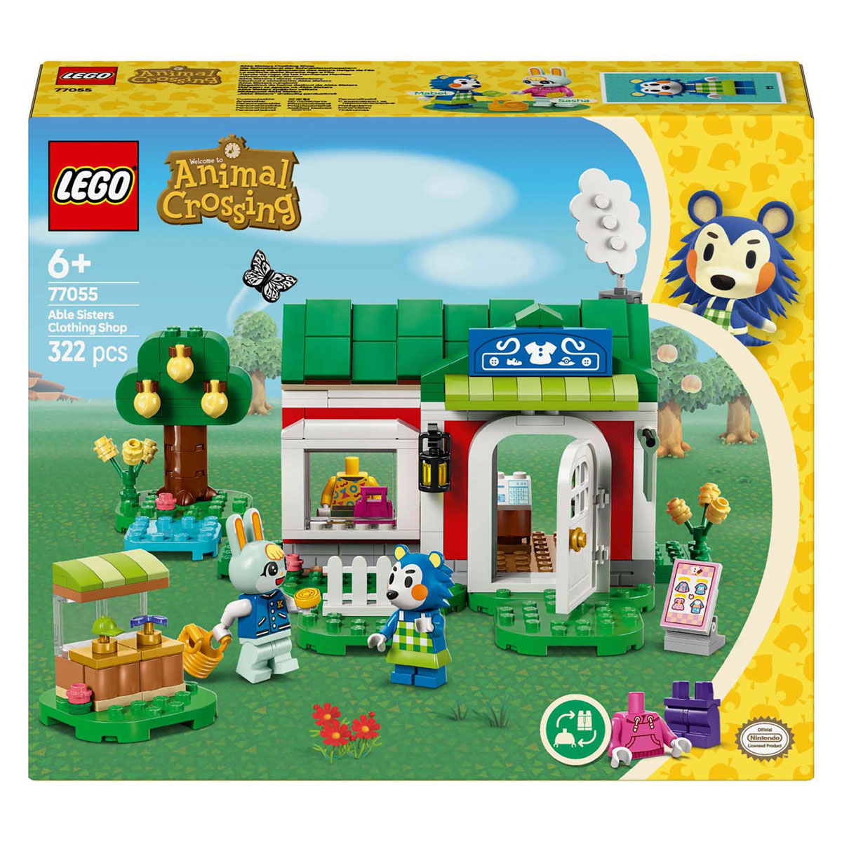 Lego animal crossing 77055 dressmaking shop of the able sisters