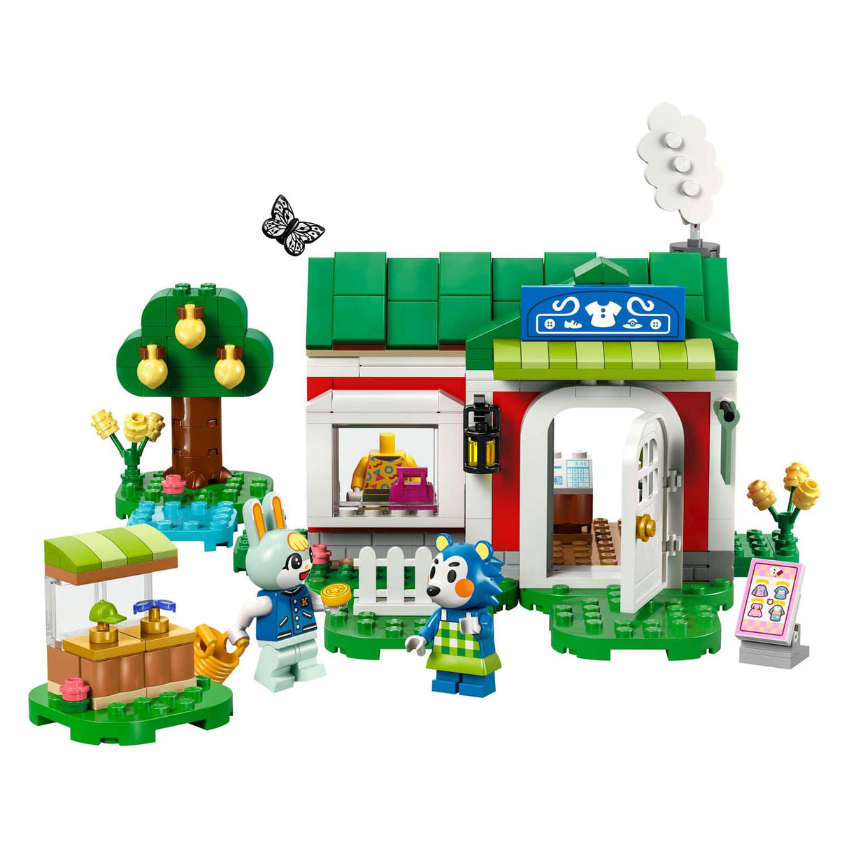 Lego animal crossing 77055 dressmaking shop of the able sisters
