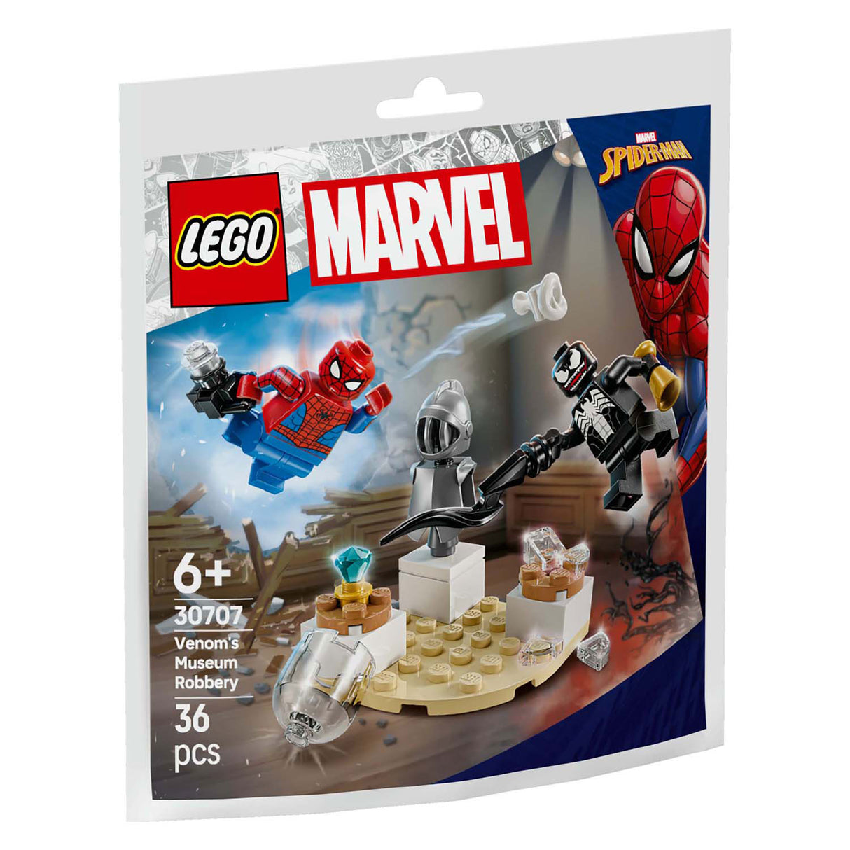 Lego super heros 30707 Le cambriolage du musée des venins