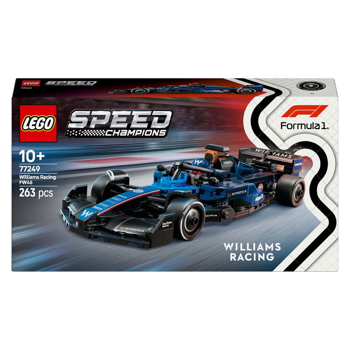 Závodní vůz Lego speed champions 77249 williams racing fw46 f1