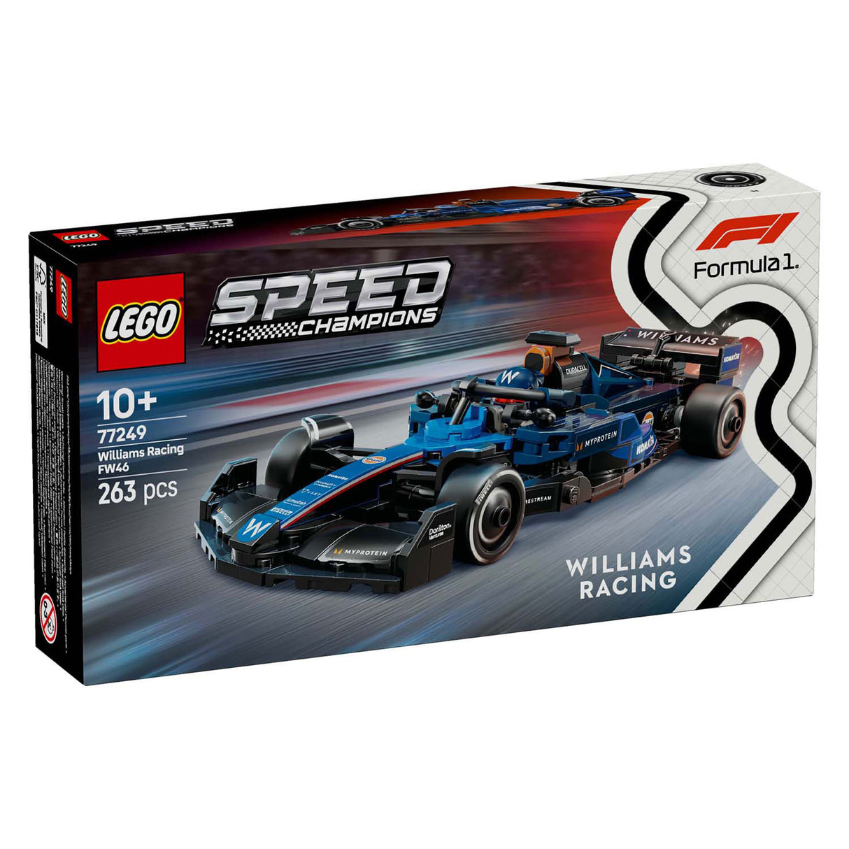 Závodní vůz Lego speed champions 77249 williams racing fw46 f1