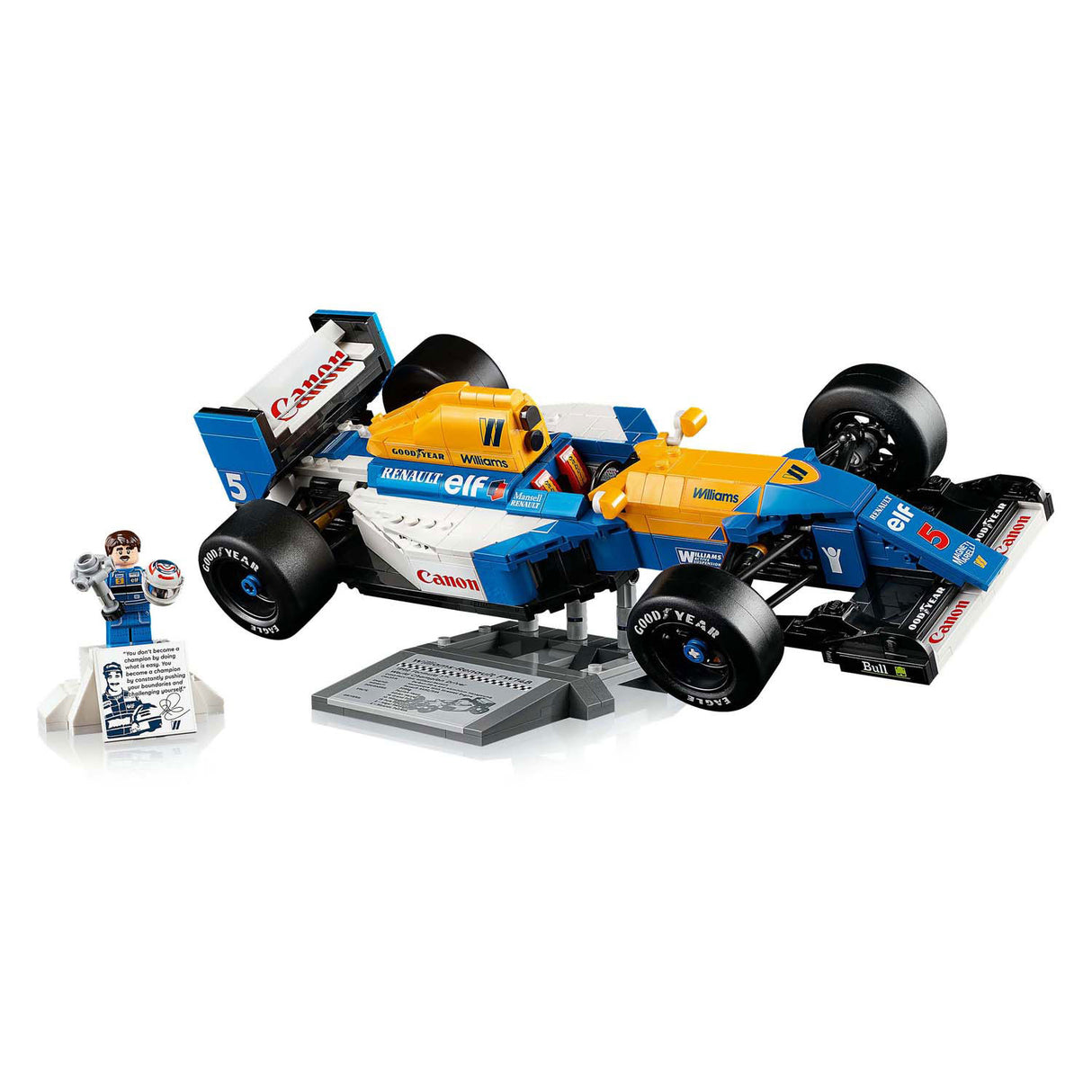 Lego Icons 10353 Williams Racing FW14B and Nigel Mansell