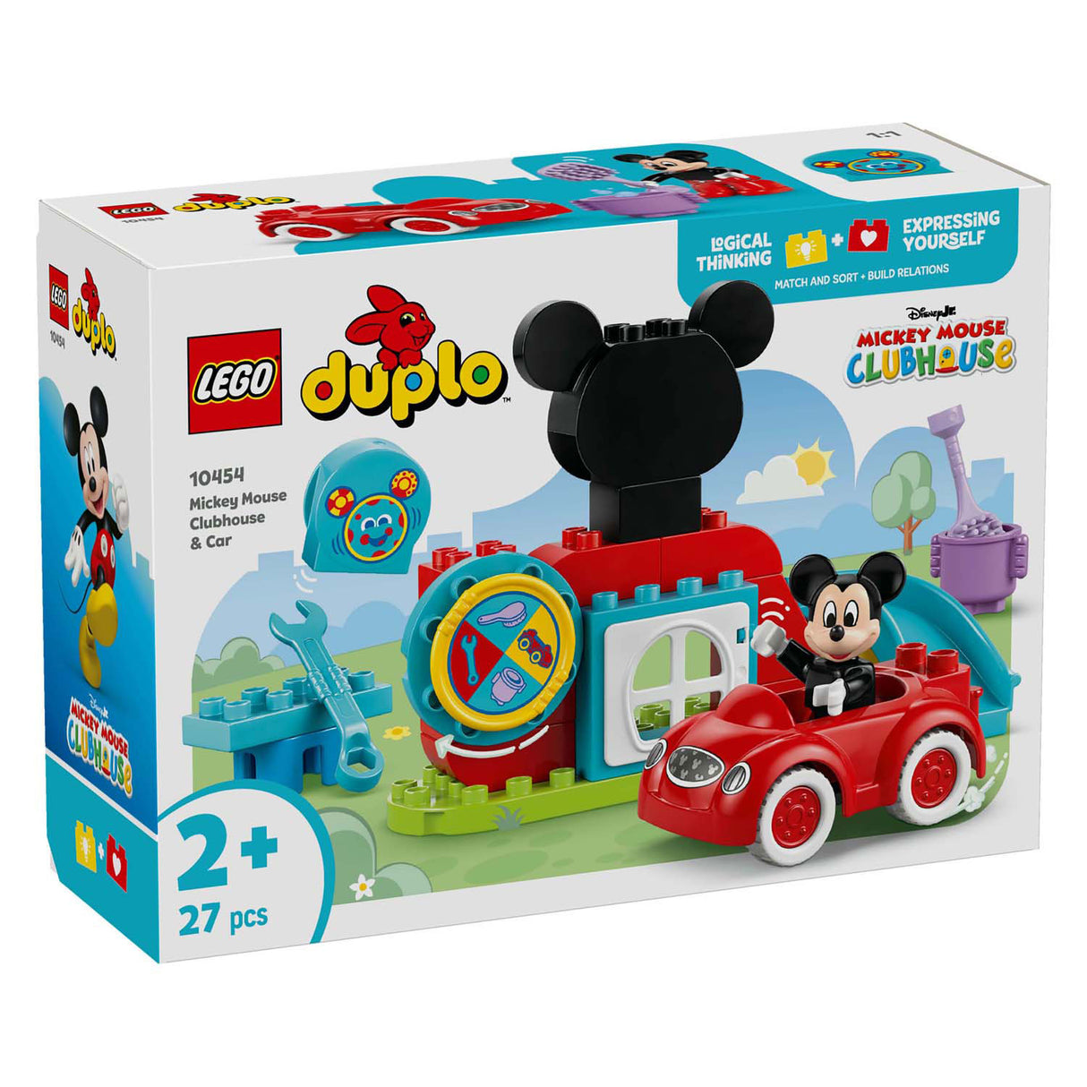 Lego Duplo Disney Mickey Mouse Car with clubhouse - 10454