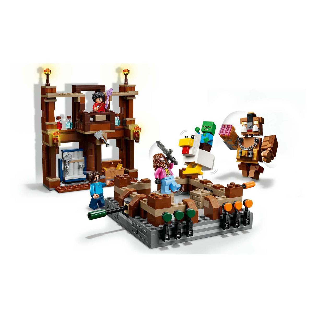 LEGO 21272 Minecraft de Arena v Boslandhuis