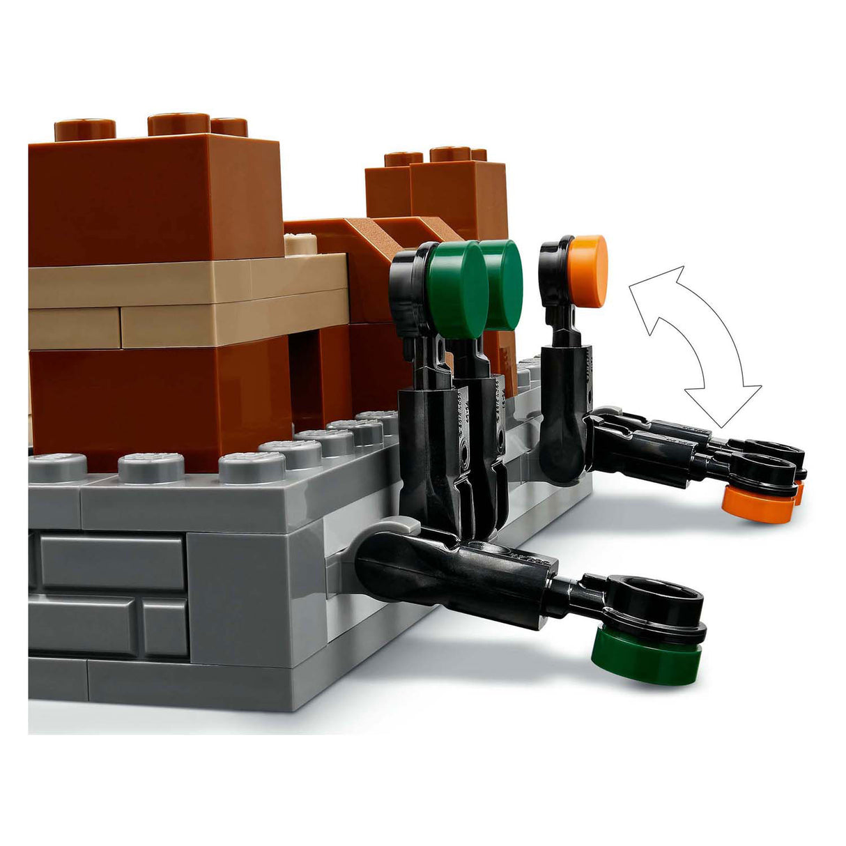 LEGO 21272 Minecraft de Arena v Boslandhuis