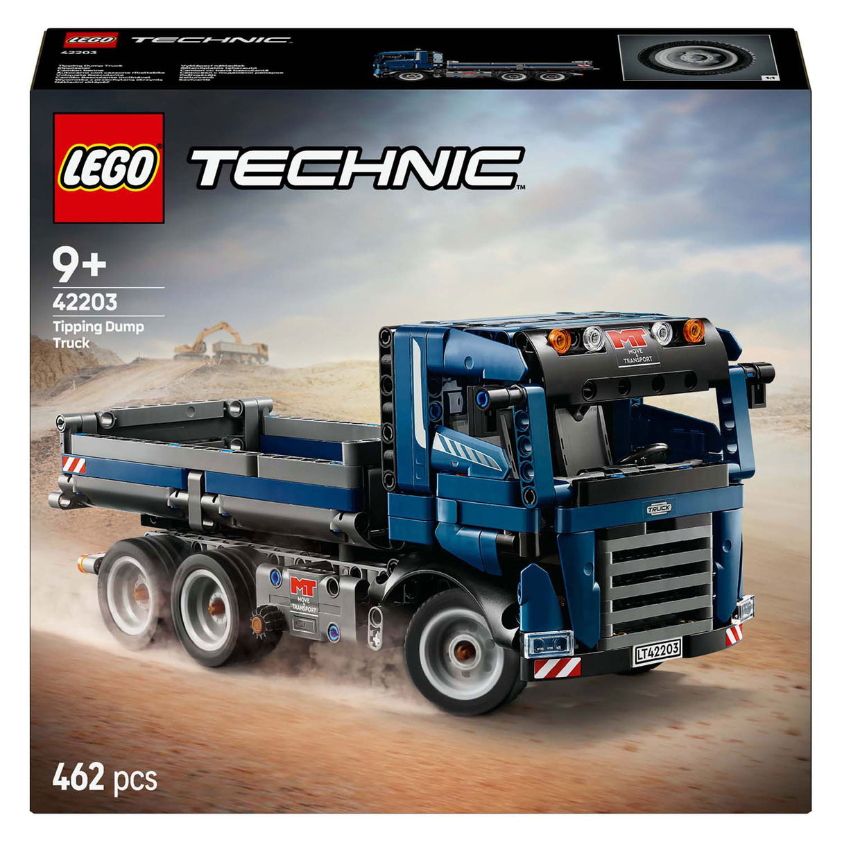 Lego Technic 42203 Camion mat Kippfunktioun