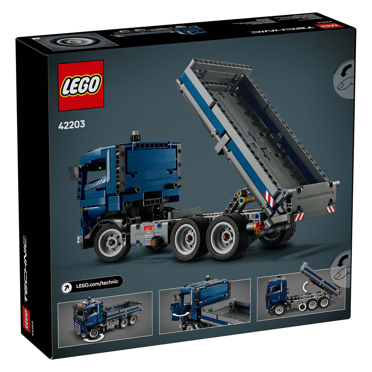 Camion Lego Technic 42203 avec fonction basculement