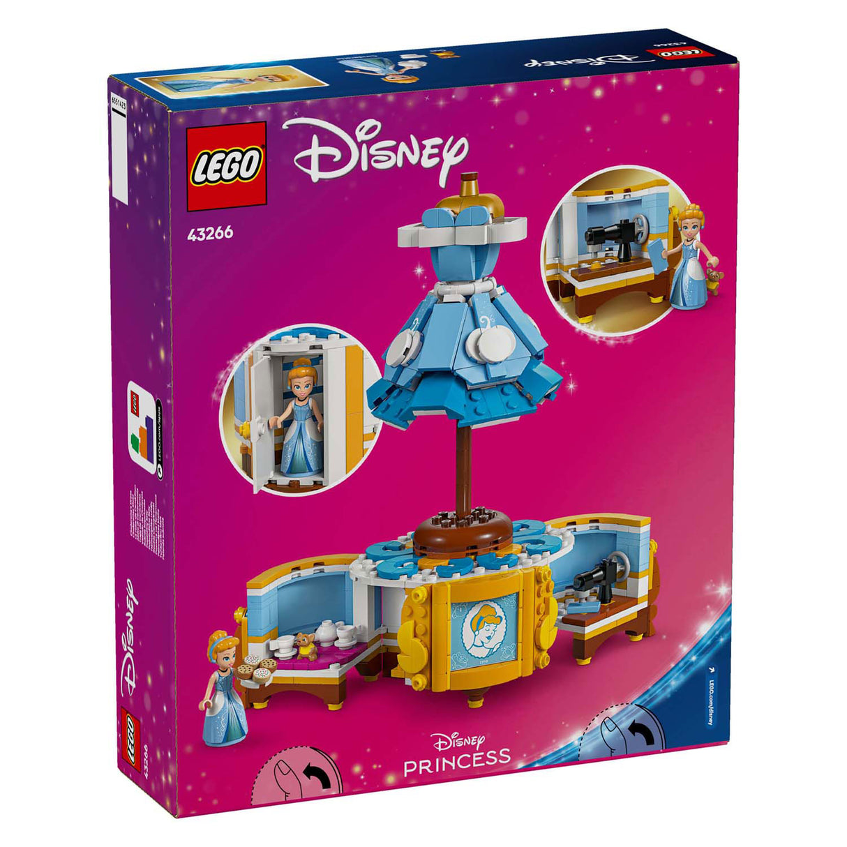 Lego Disney Princess 43266 Askepottens klänning