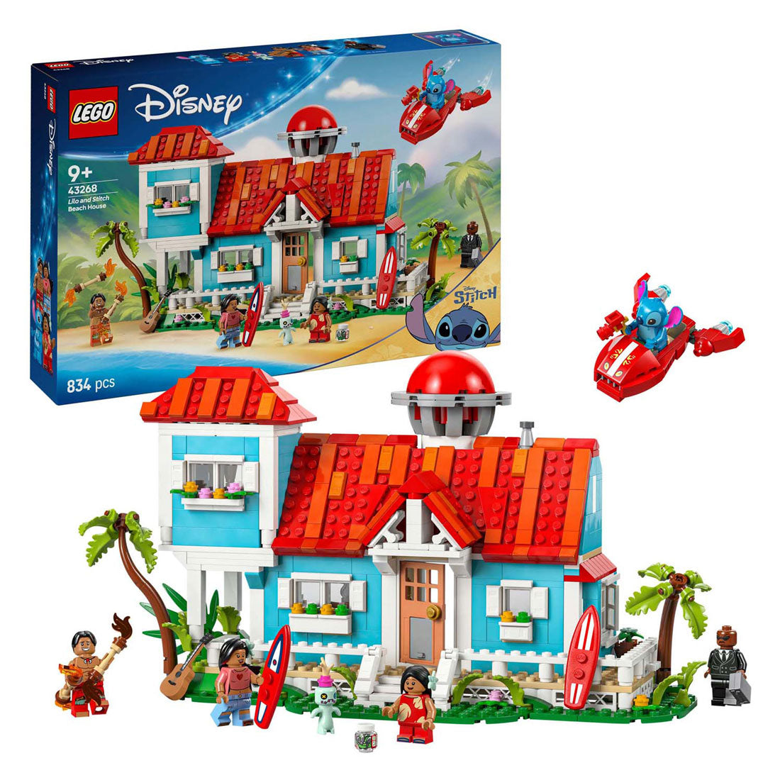 Lego disney 43268 lilo en stitch strandhuis